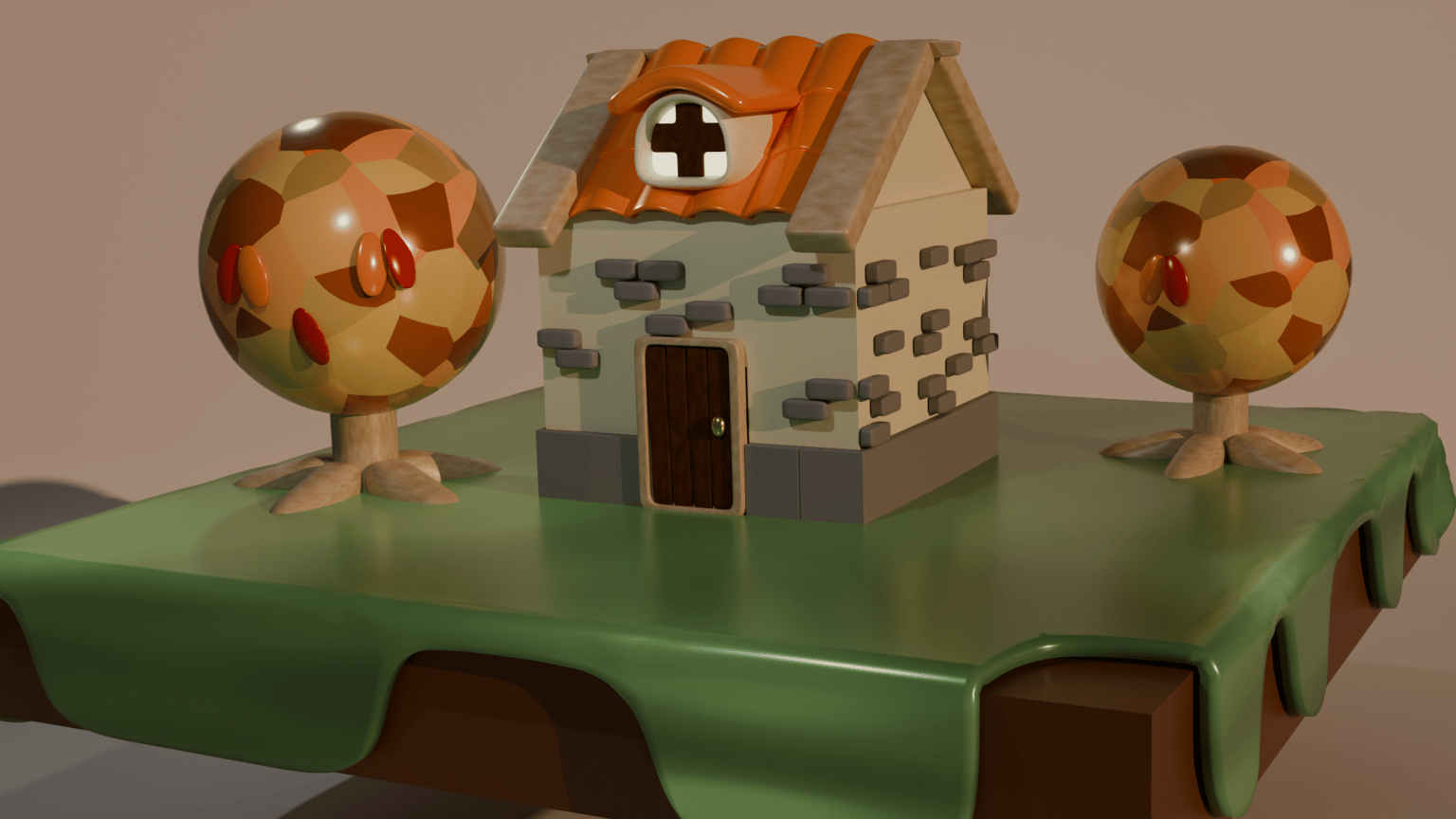 My Fall House Near Sunset - image 1 - student project