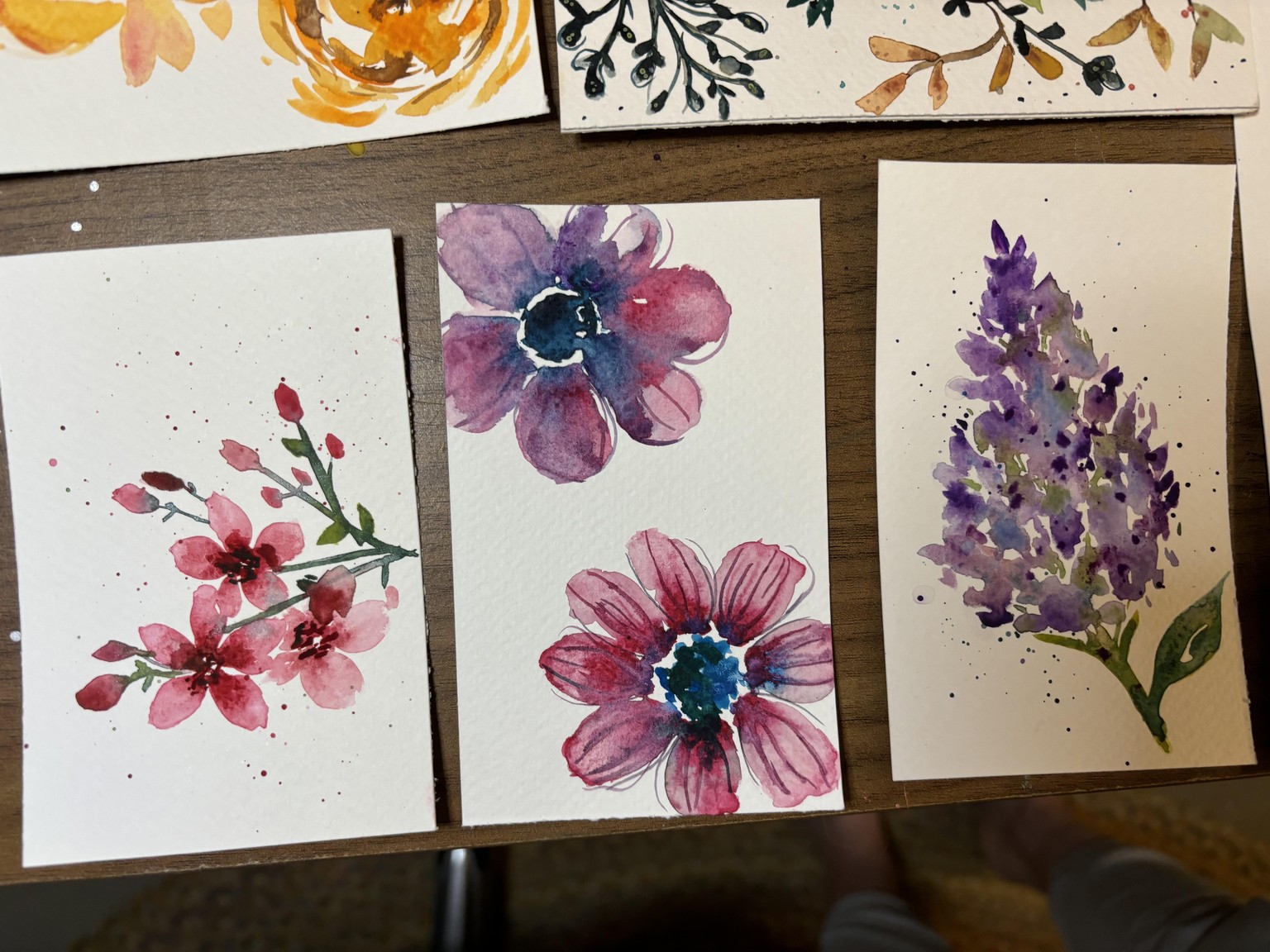 Water Color Florals - image 4 - student project