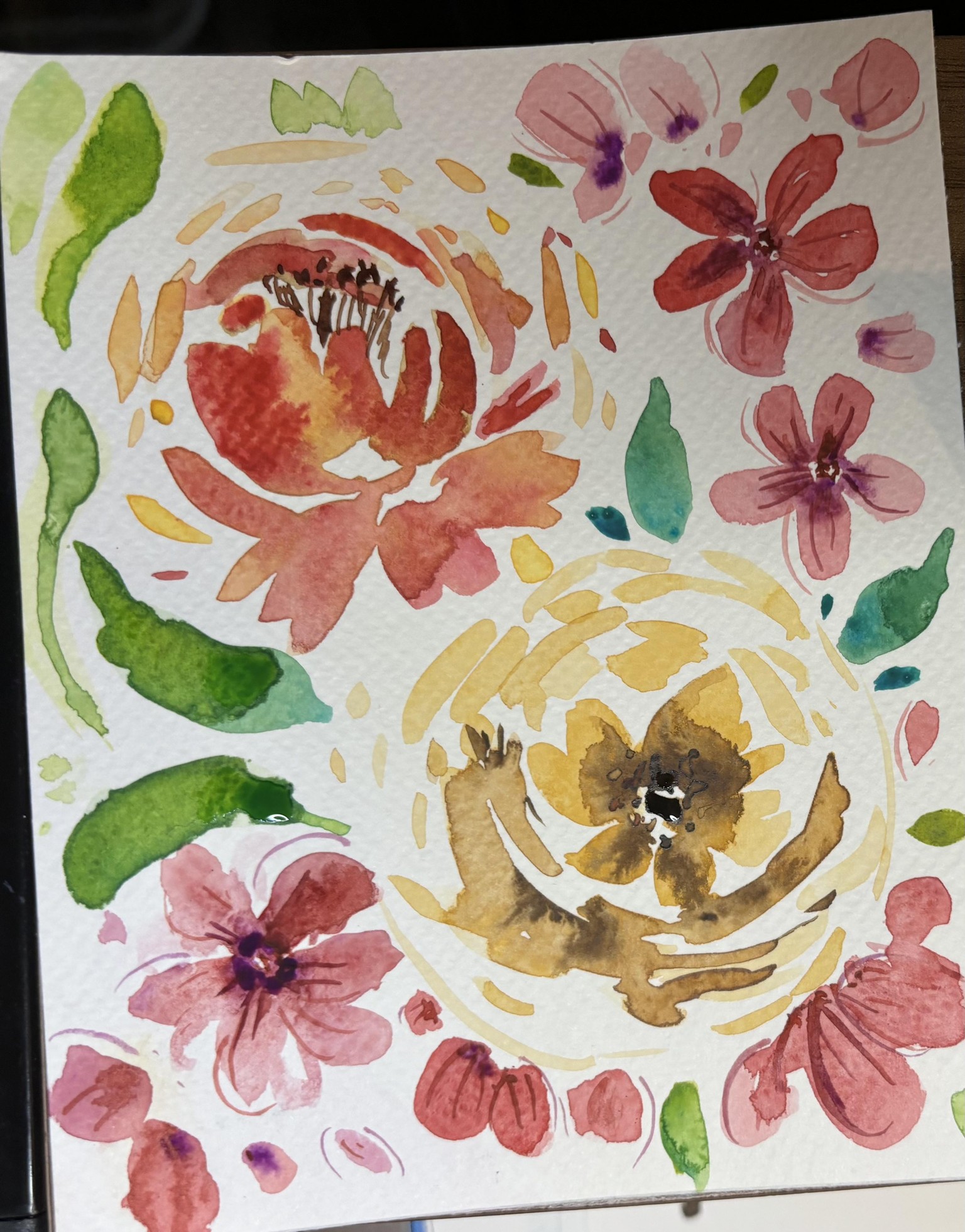 Water Color Florals - image 1 - student project