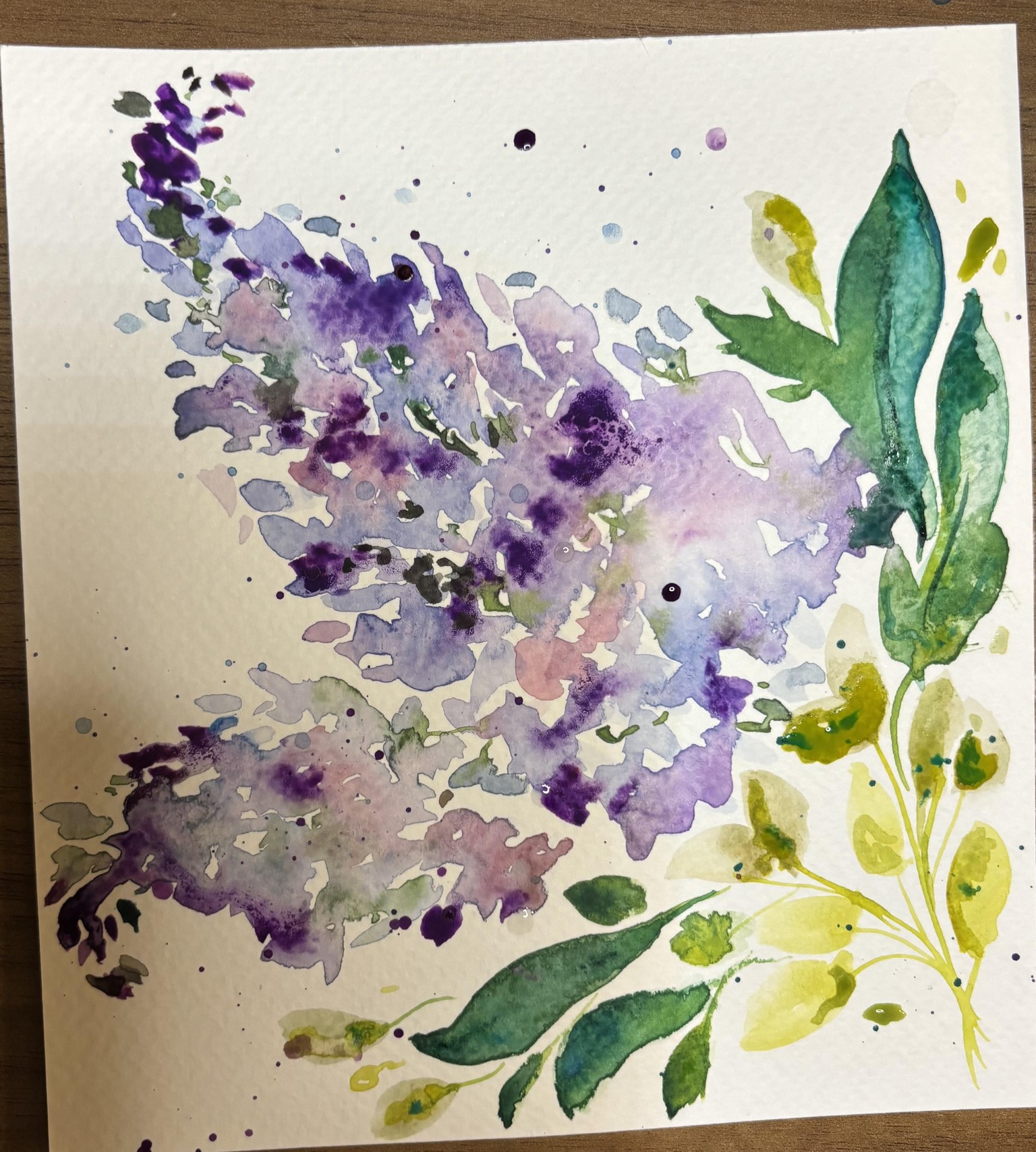 Water Color Florals - image 2 - student project