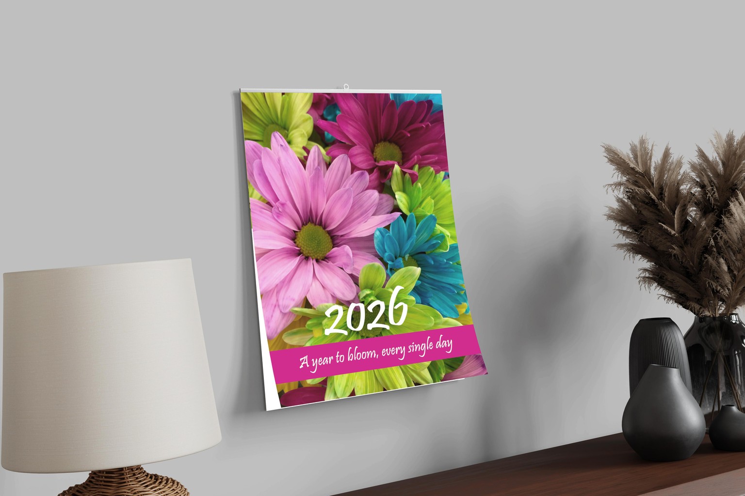 2026 Flowers Wall Calendar - image 2 - student project