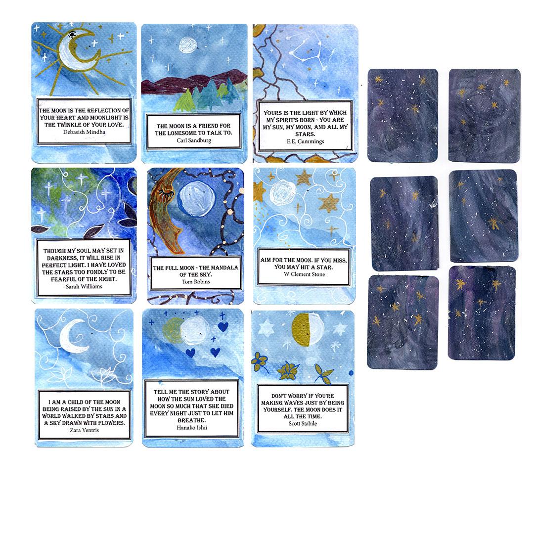 Illustrated Oracle Cards - image 1 - student project