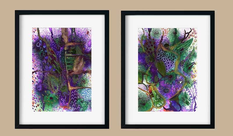 Watercolor Powder - Intuitive Abstracts - image 1 - student project