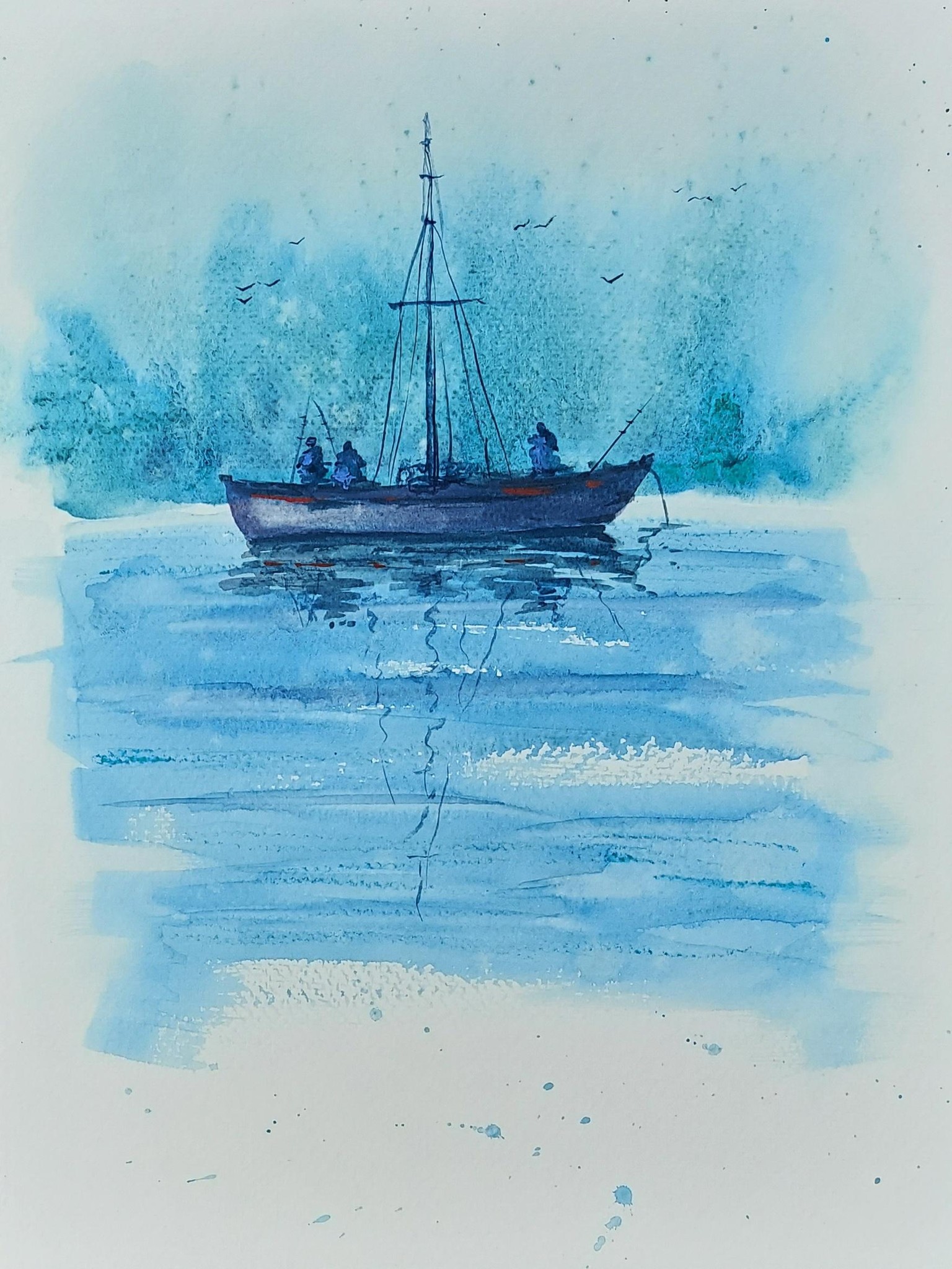 Free-Flow Watercolor - image 3 - student project