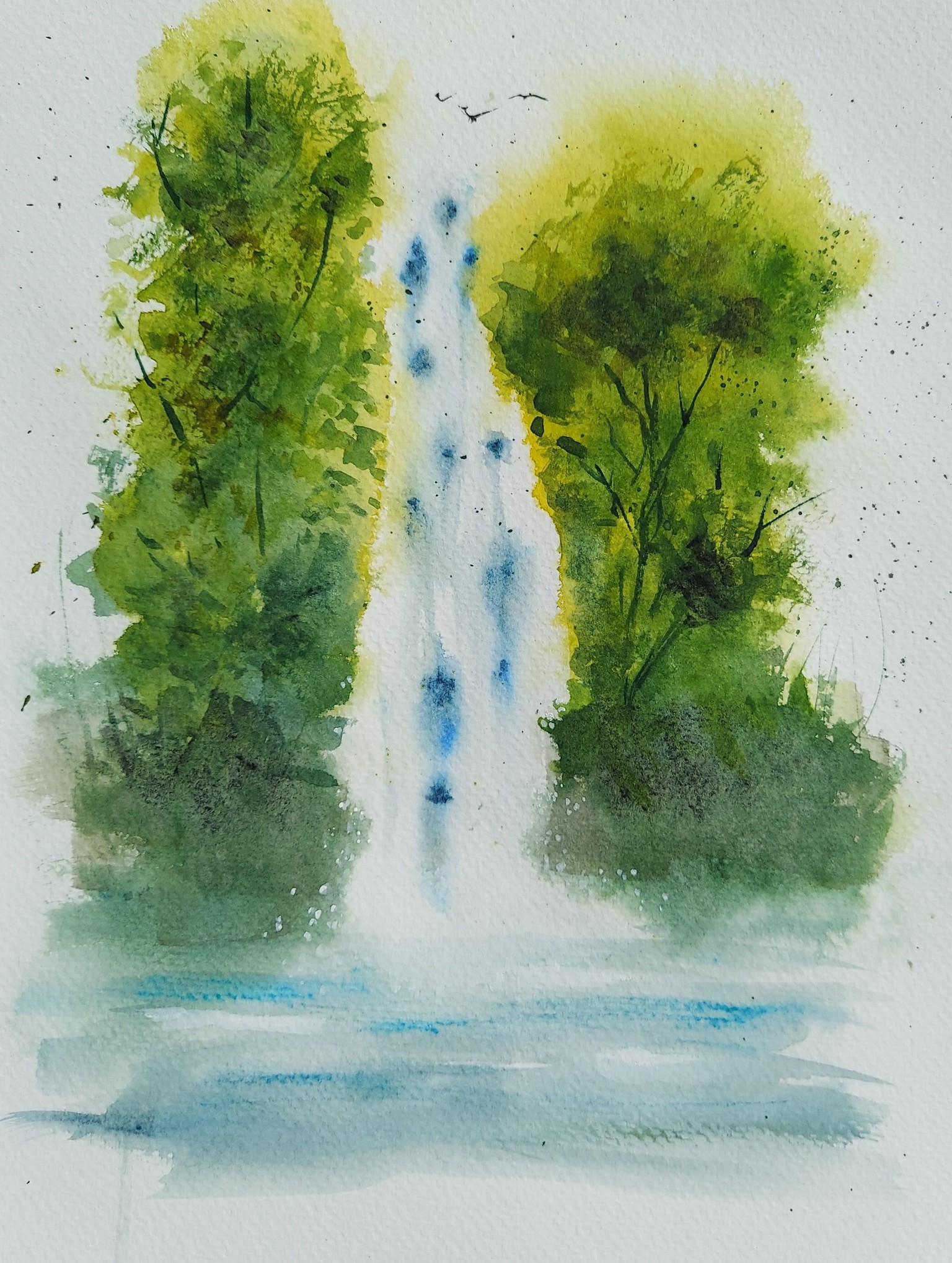 Free-Flow Watercolor - image 1 - student project