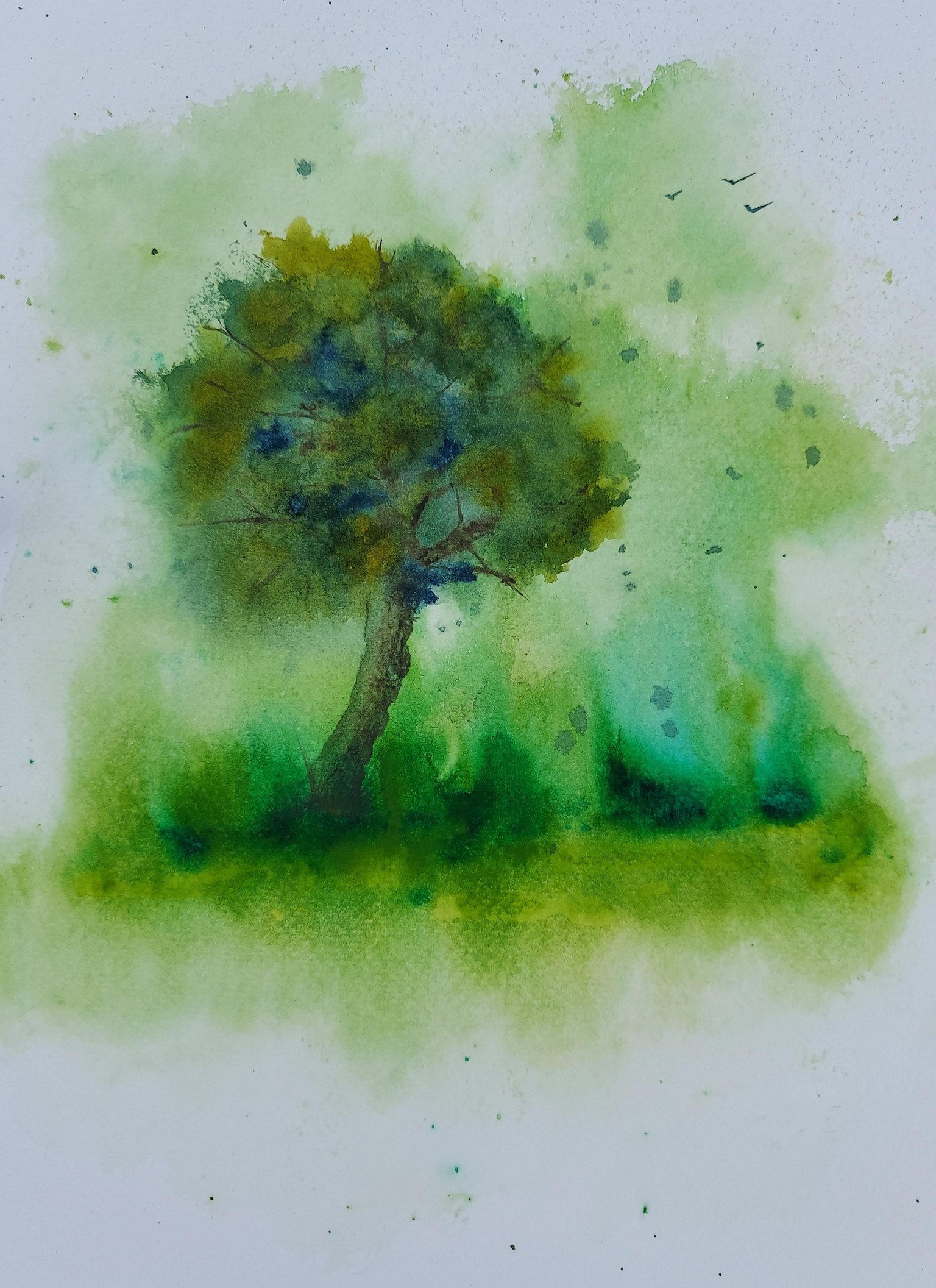 Free-Flow Watercolor - image 6 - student project