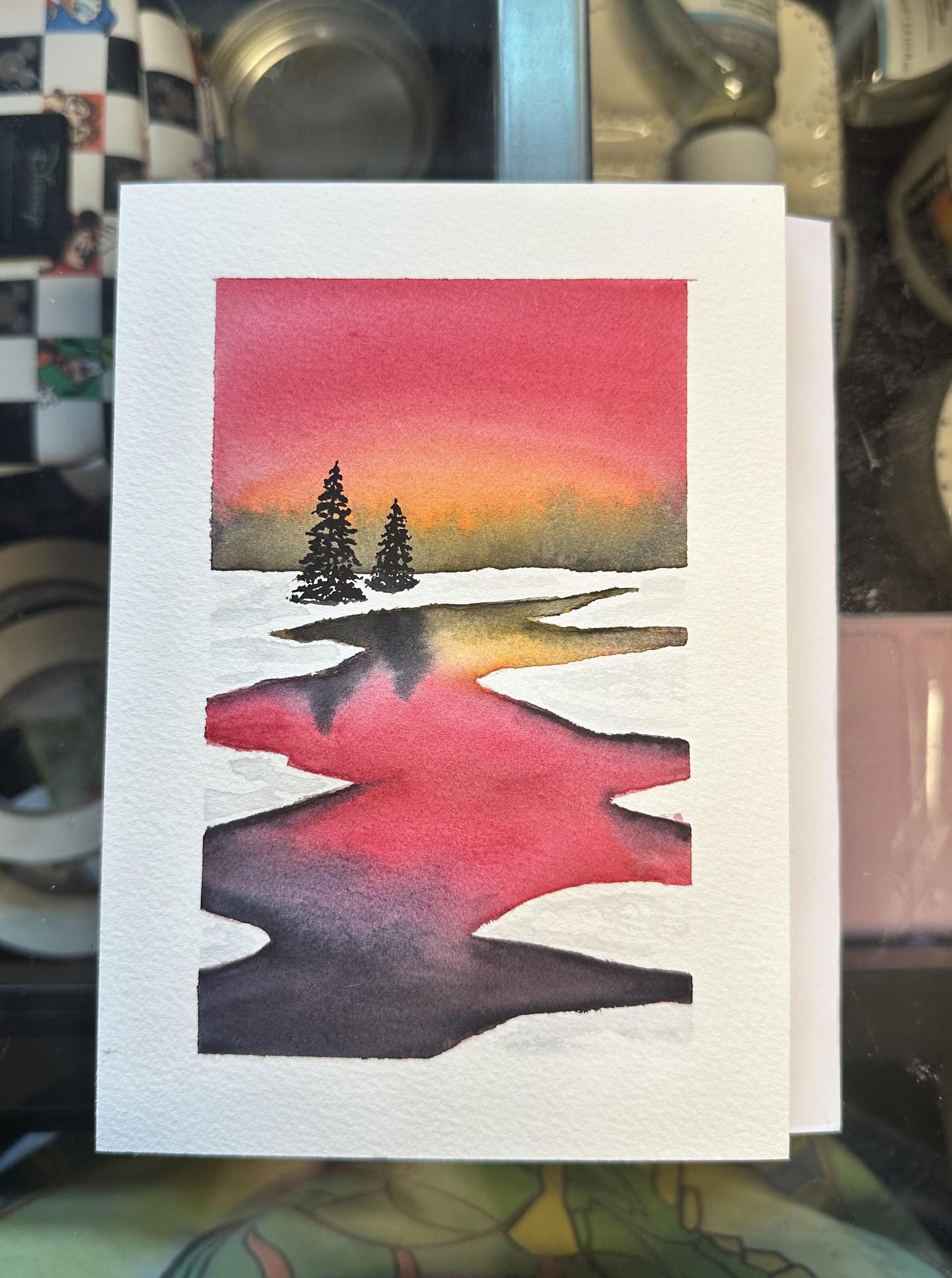 30 Days Winter Watercolor - image 2 - student project