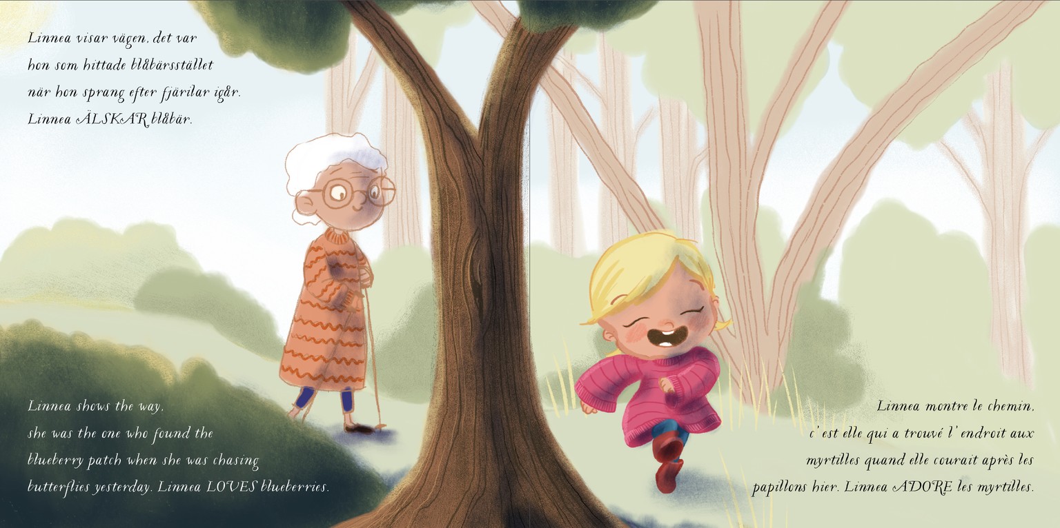 Girl and Grandmother in the Woods - image 1 - student project
