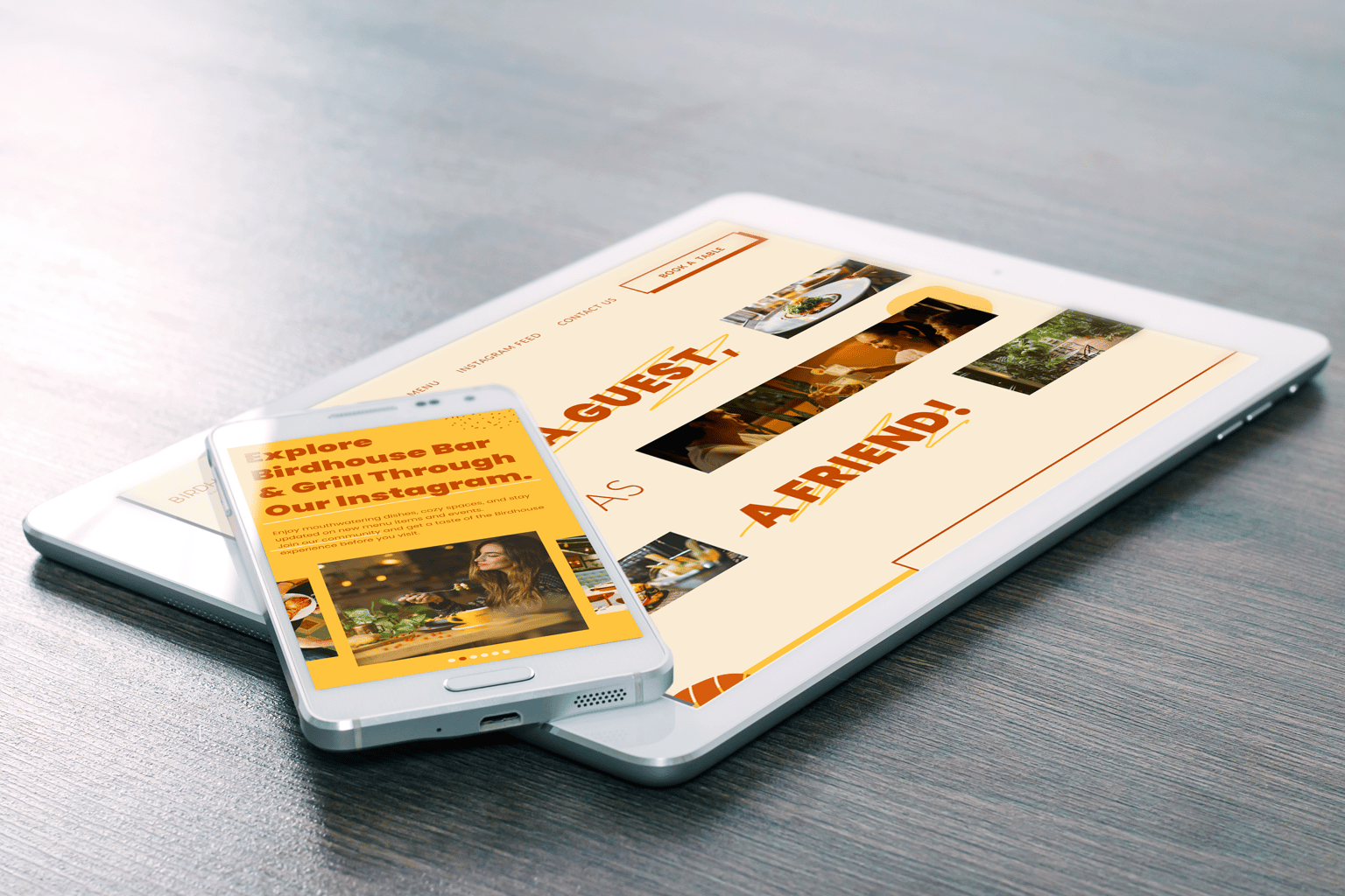Responsive Website Design for a Family Owned Restaurant - image 5 - student project