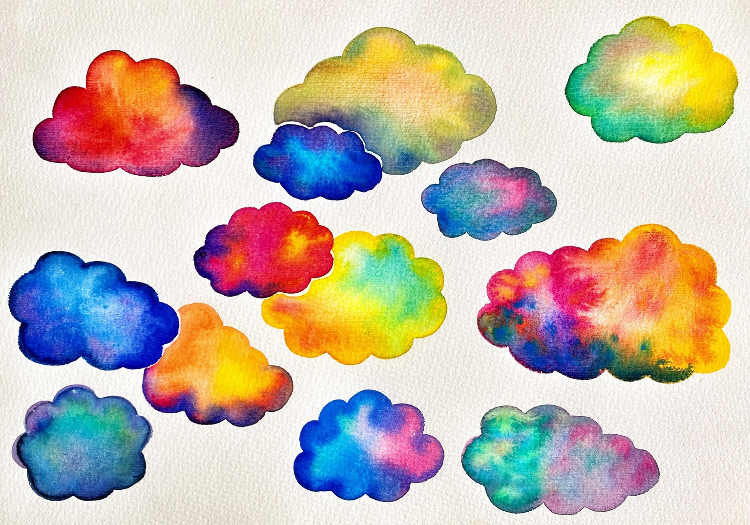 Sketchbook: Colorful Watercolor Exercises - image 2 - student project