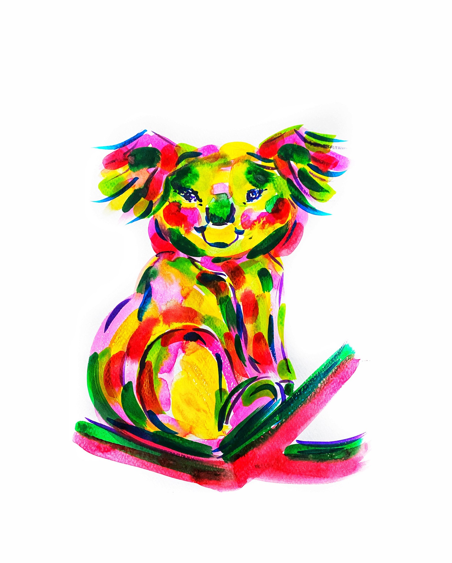 Koala Watercolor - image 1 - student project