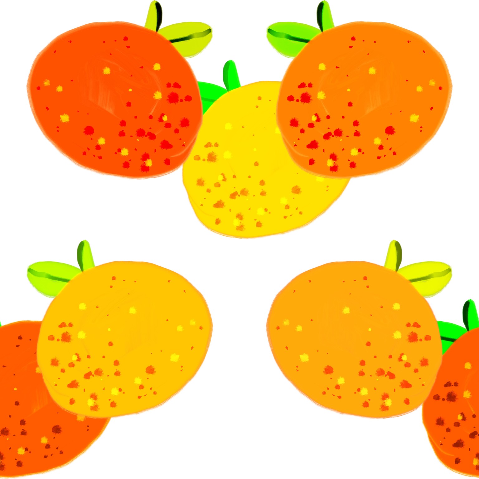 Mandarin pattern - image 1 - student project