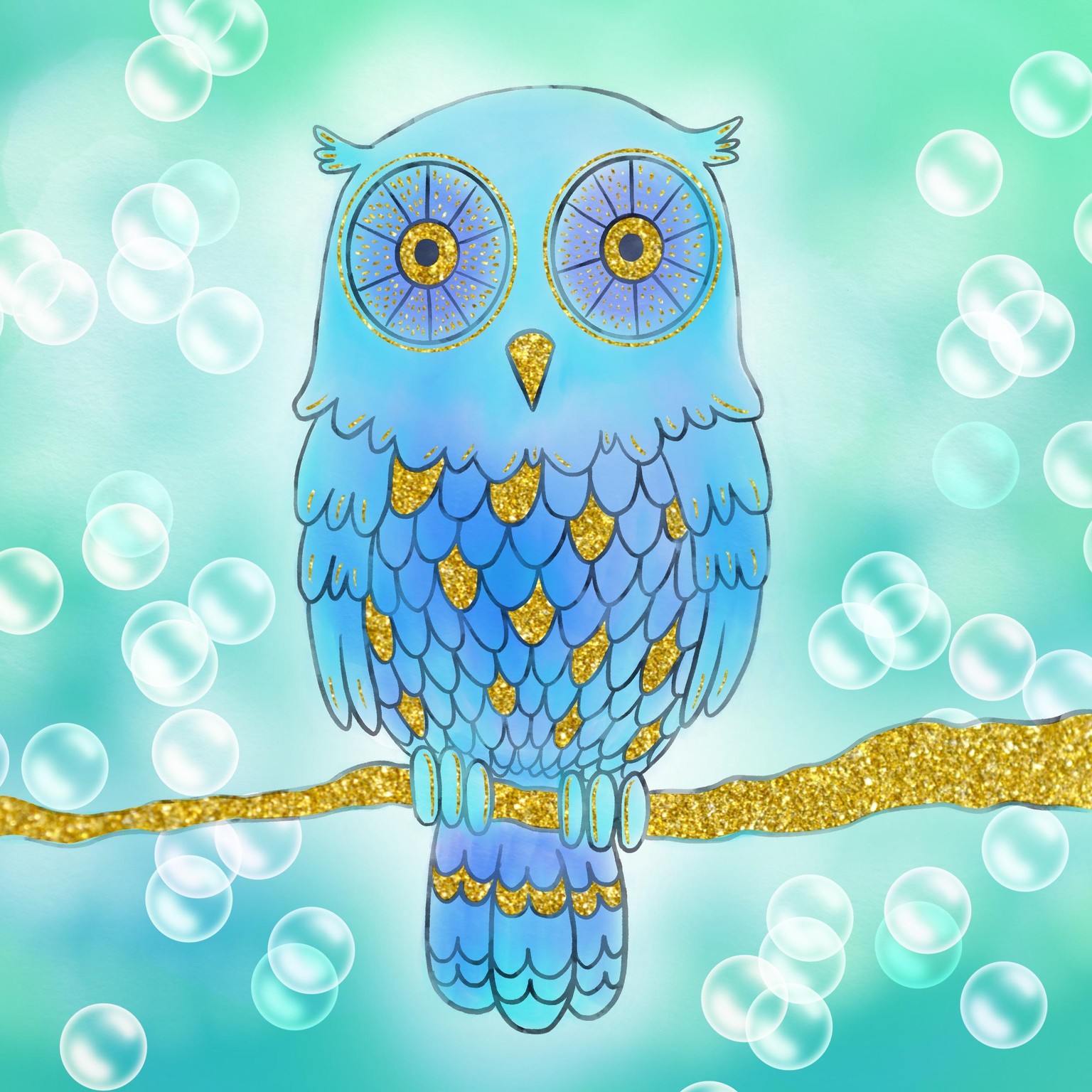 Watercolor and Glitter - image 1 - student project