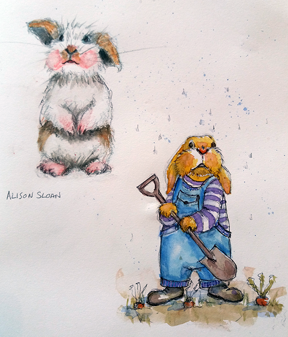 drawing bunnies - image 2 - student project