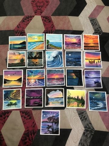21 days Watercolour challenge- Seascapes - image 1 - student project