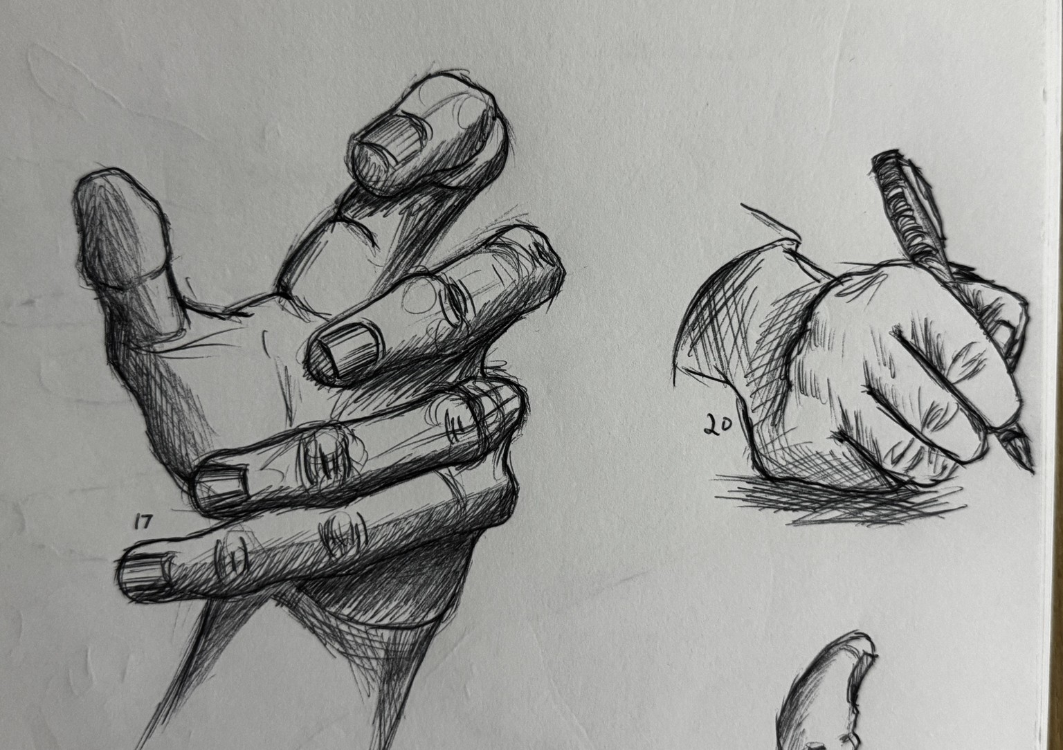 Hands with ballpoint - image 2 - student project