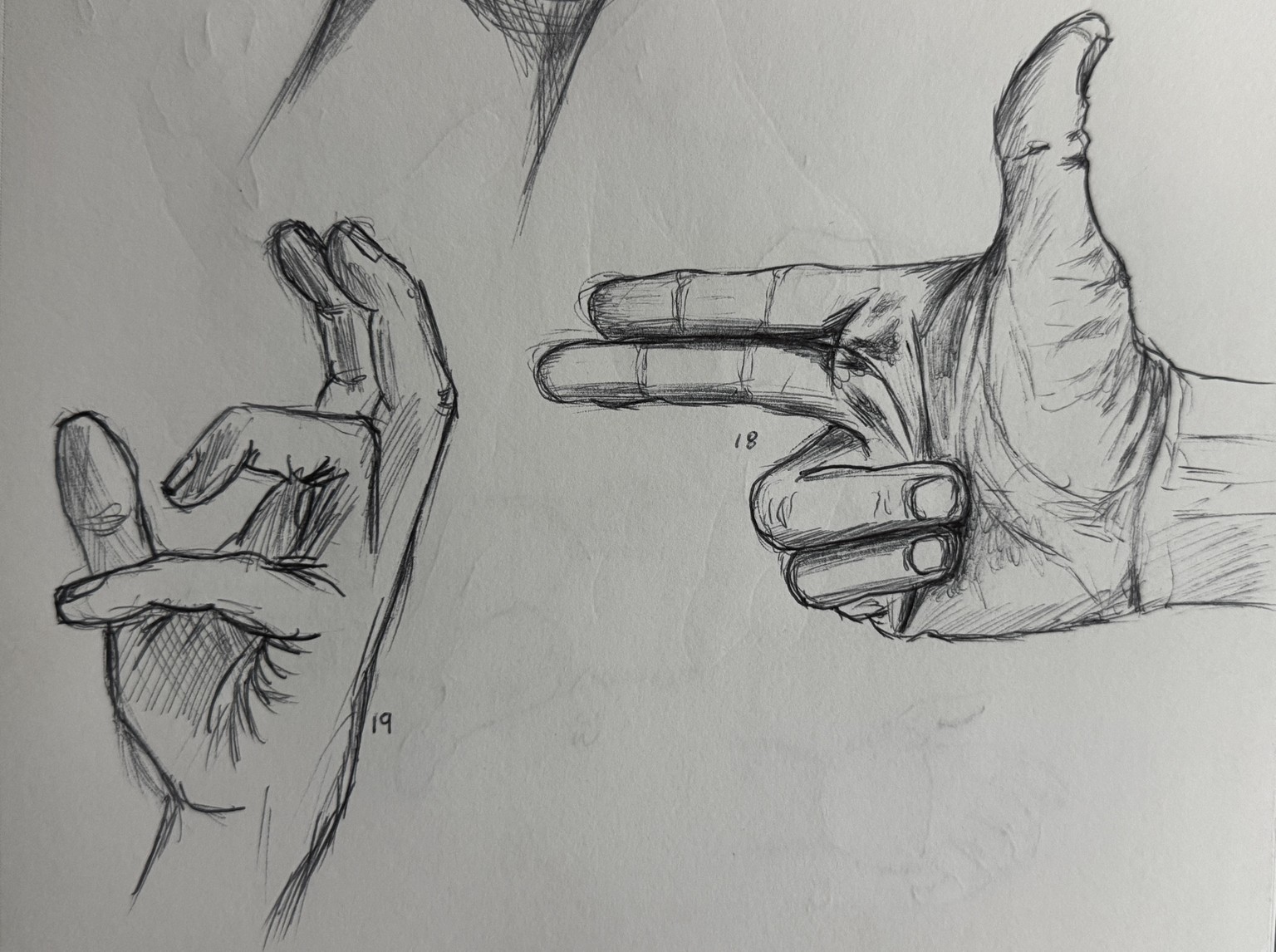 Hands with ballpoint - image 1 - student project