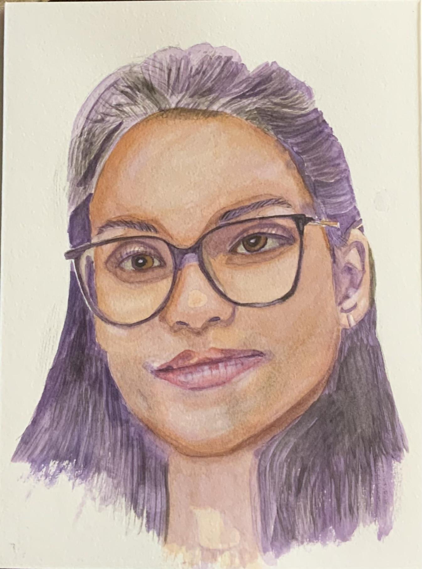 Medium dark portrait - image 1 - student project