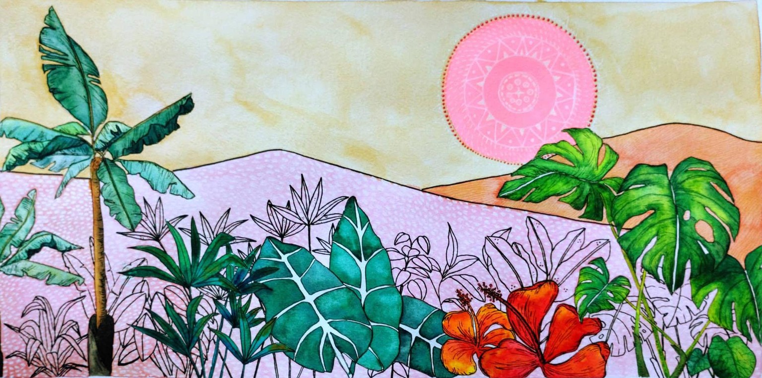 My First Mural Made in a Restaurant in Town! - image 1 - student project