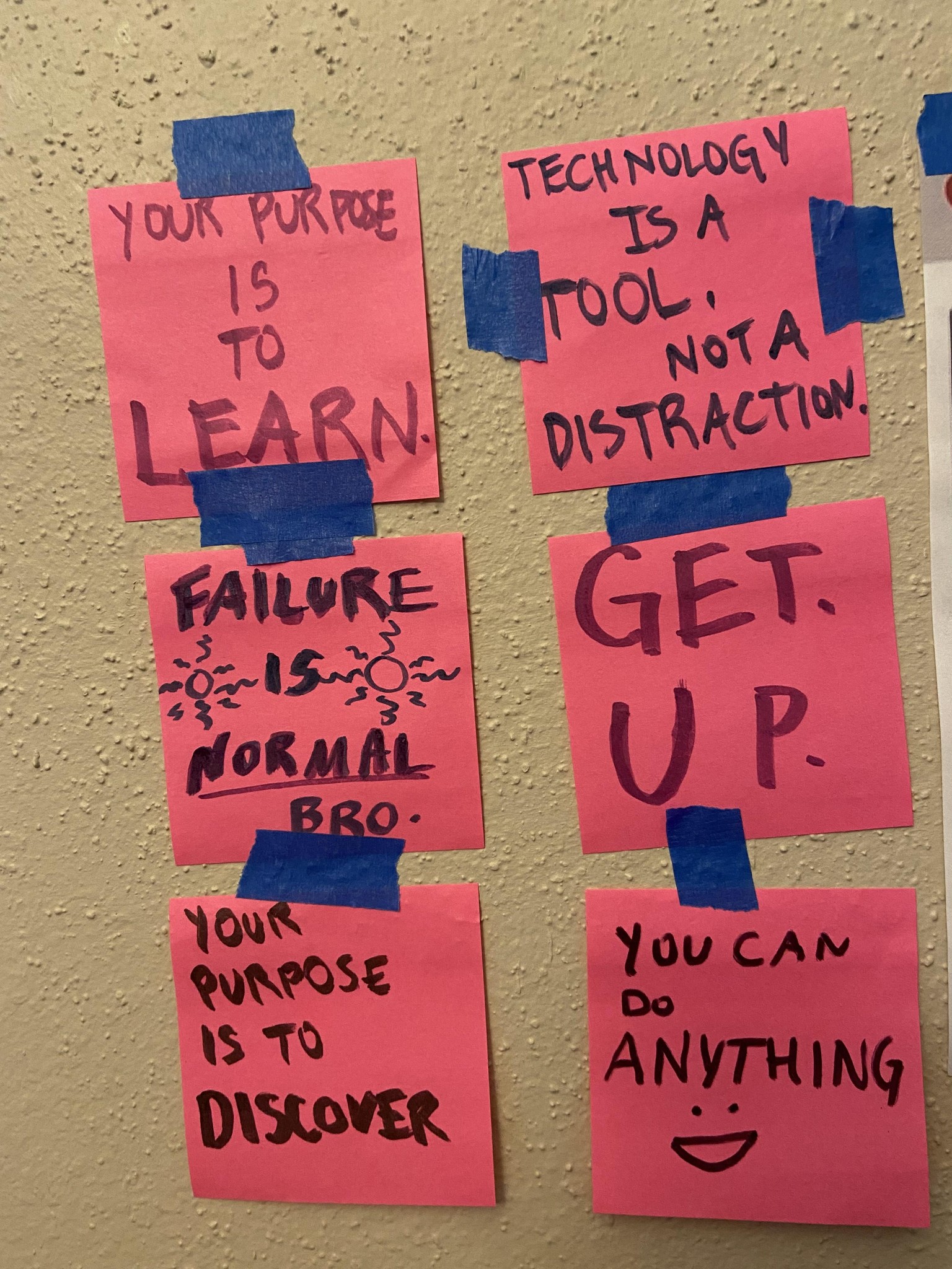 Affirmation stickies - image 2 - student project