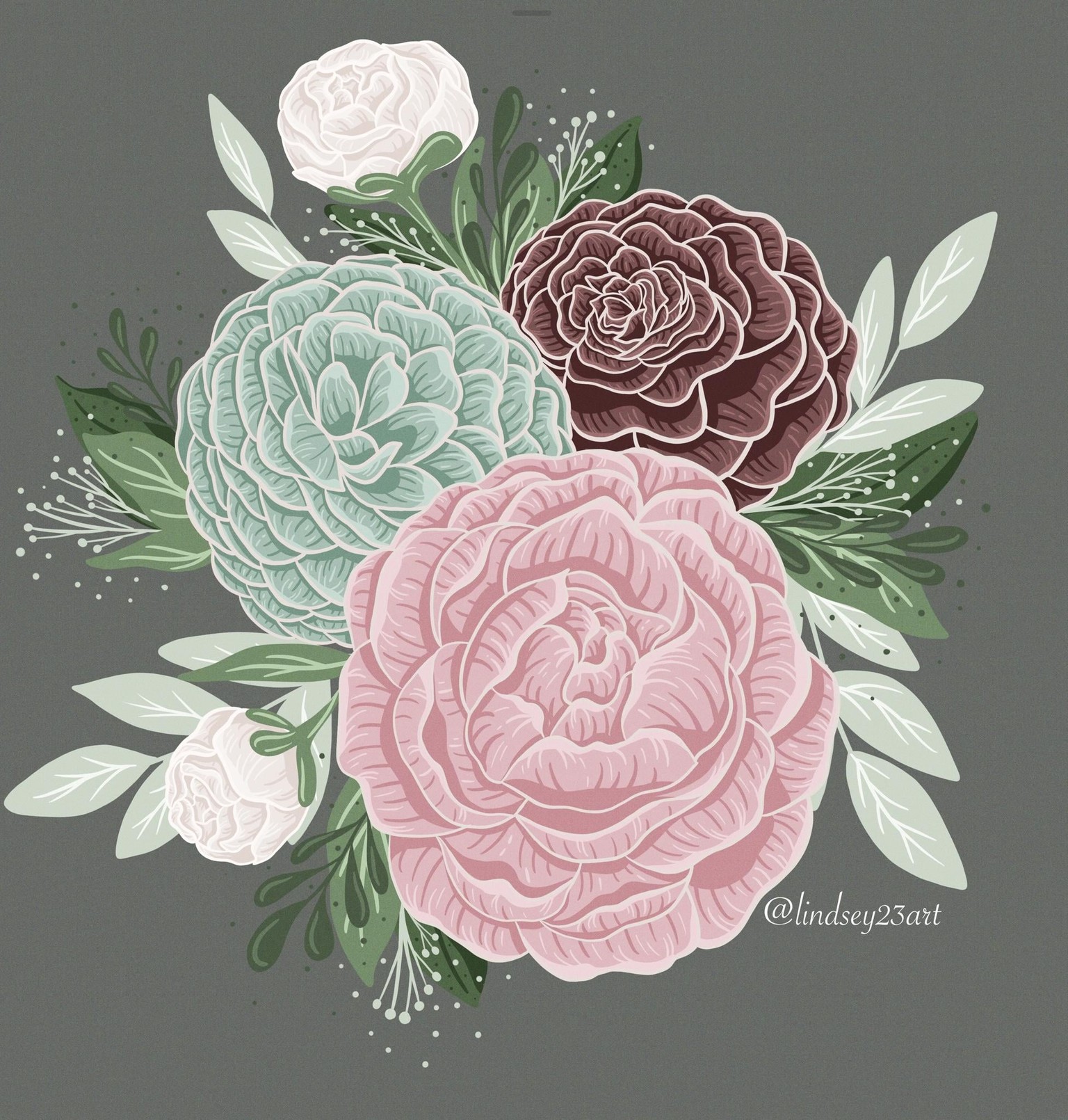 Floral Illustration - image 2 - student project