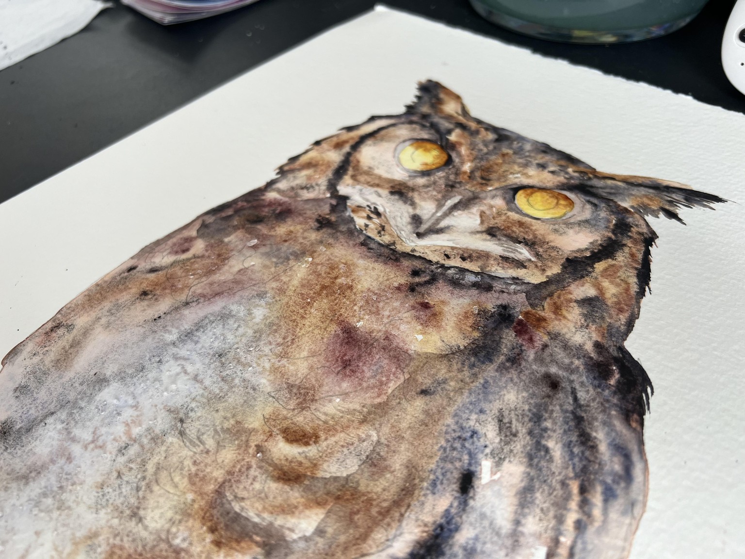 Eagle owl - image 2 - student project
