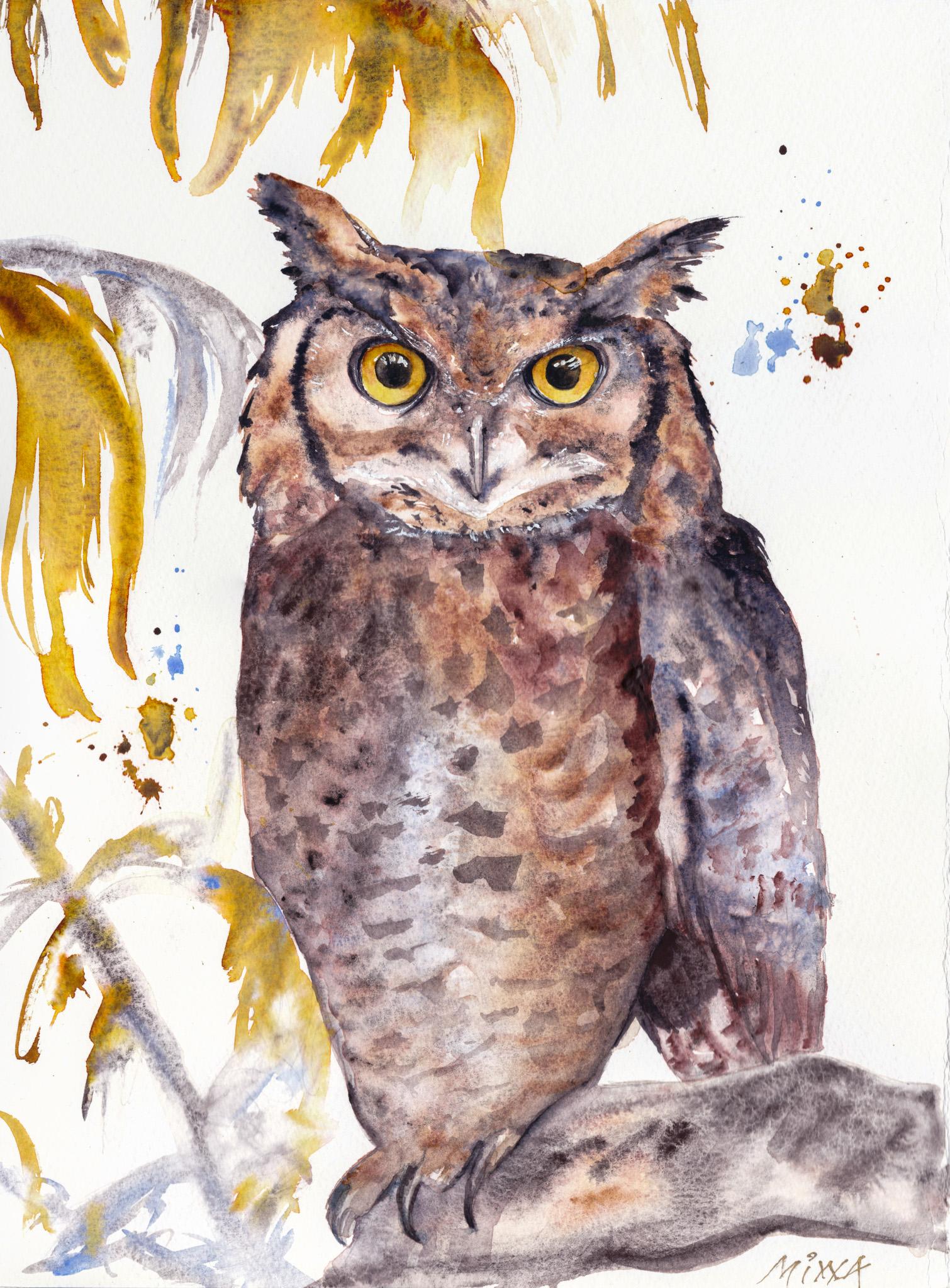 Eagle owl - image 5 - student project