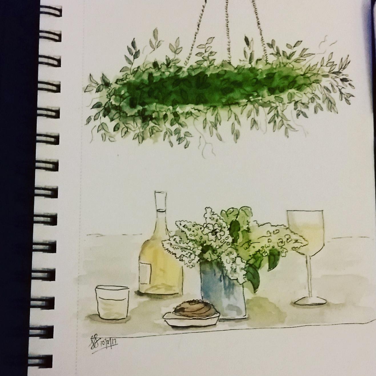Wedding watercolor - image 2 - student project
