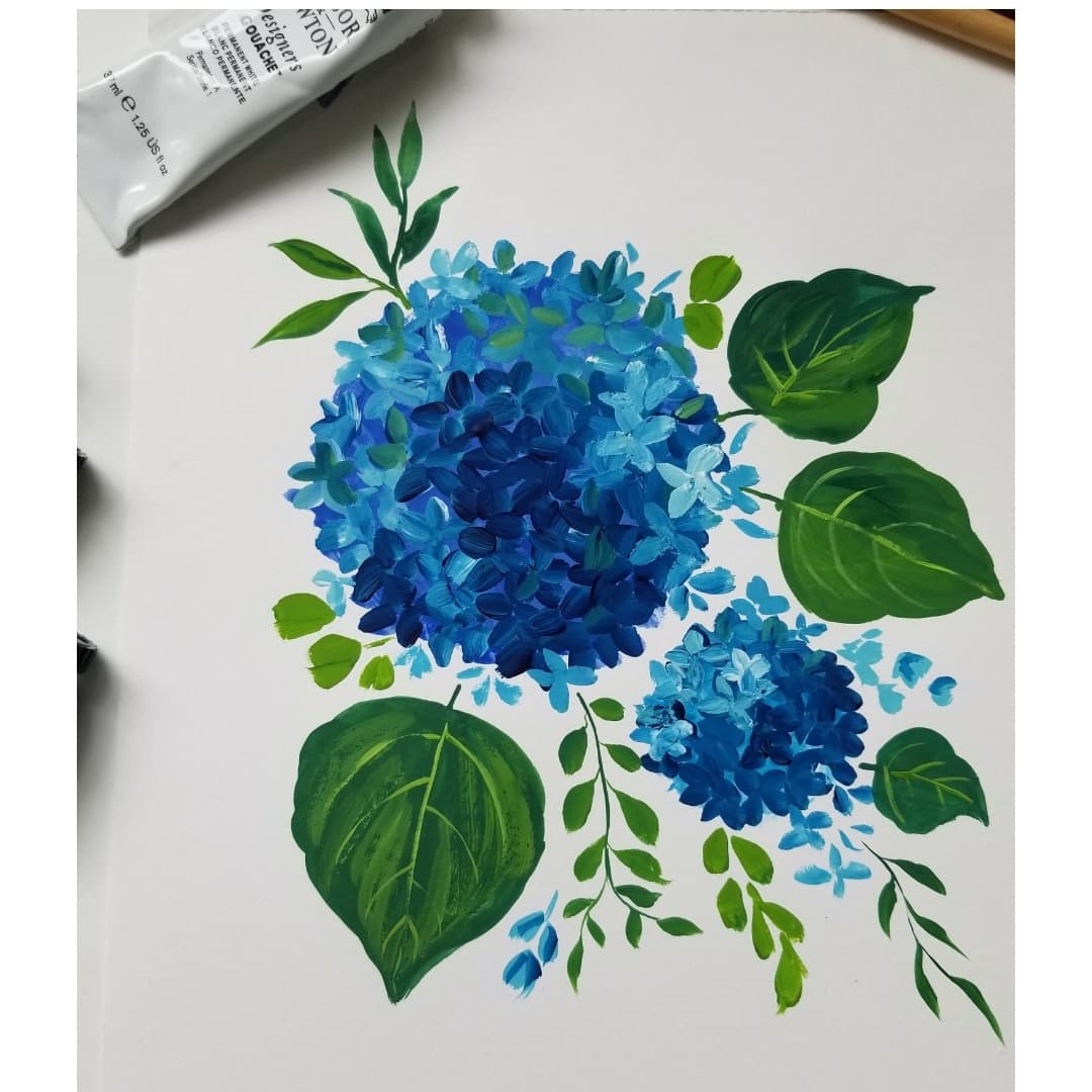 Hydrangeas - image 1 - student project