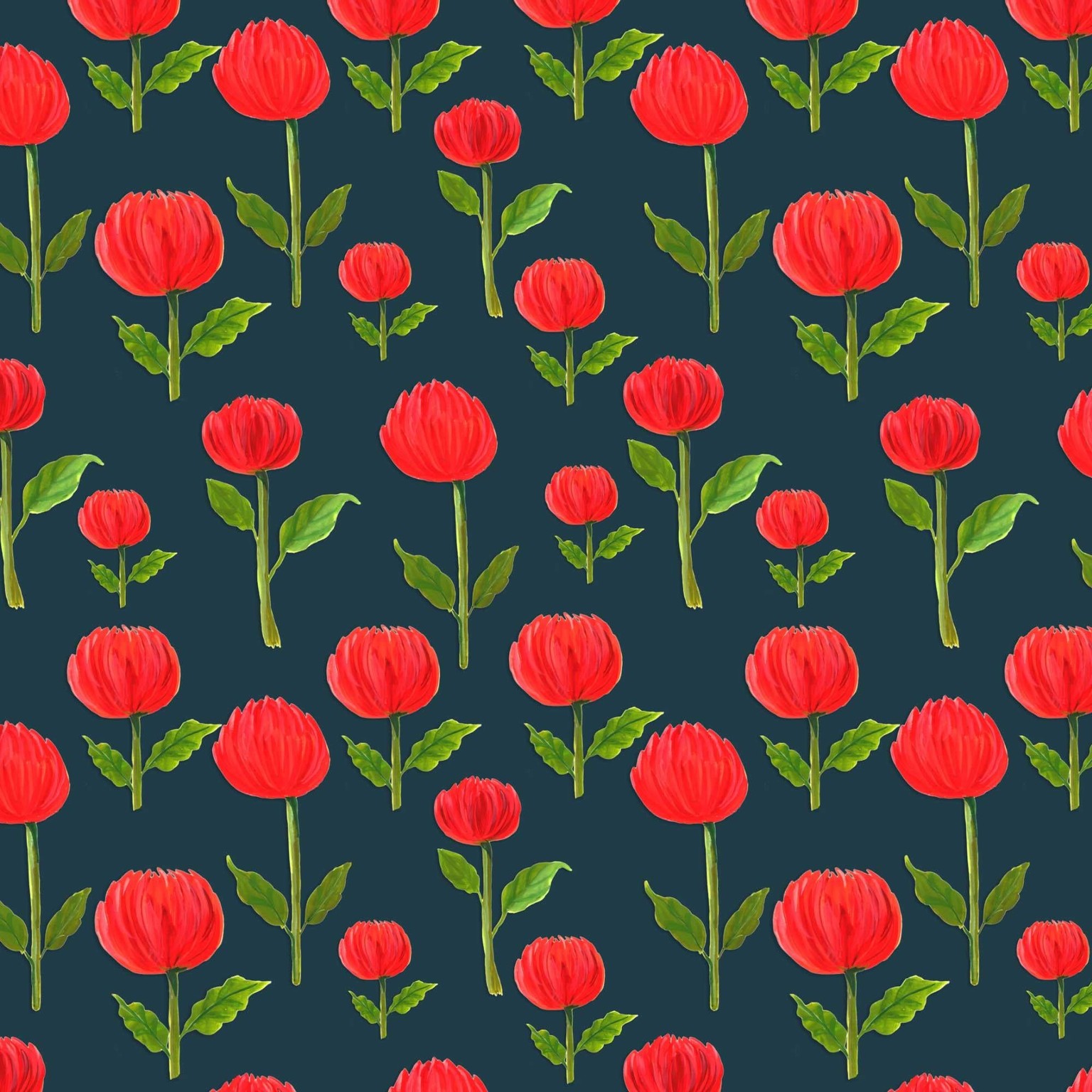 Pom-Pom Pattern - image 1 - student project