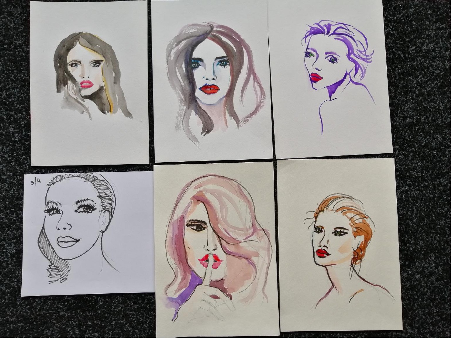 Glam faces - image 2 - student project