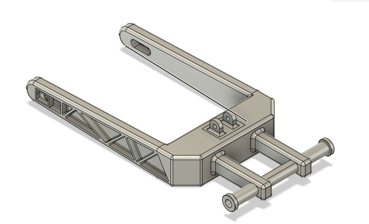 Double-sided Motorcycle Swingarm - image 1 - student project