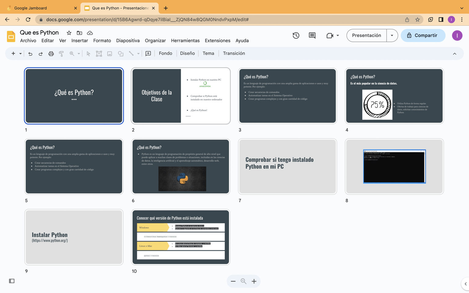 Python presentation - image 1 - student project