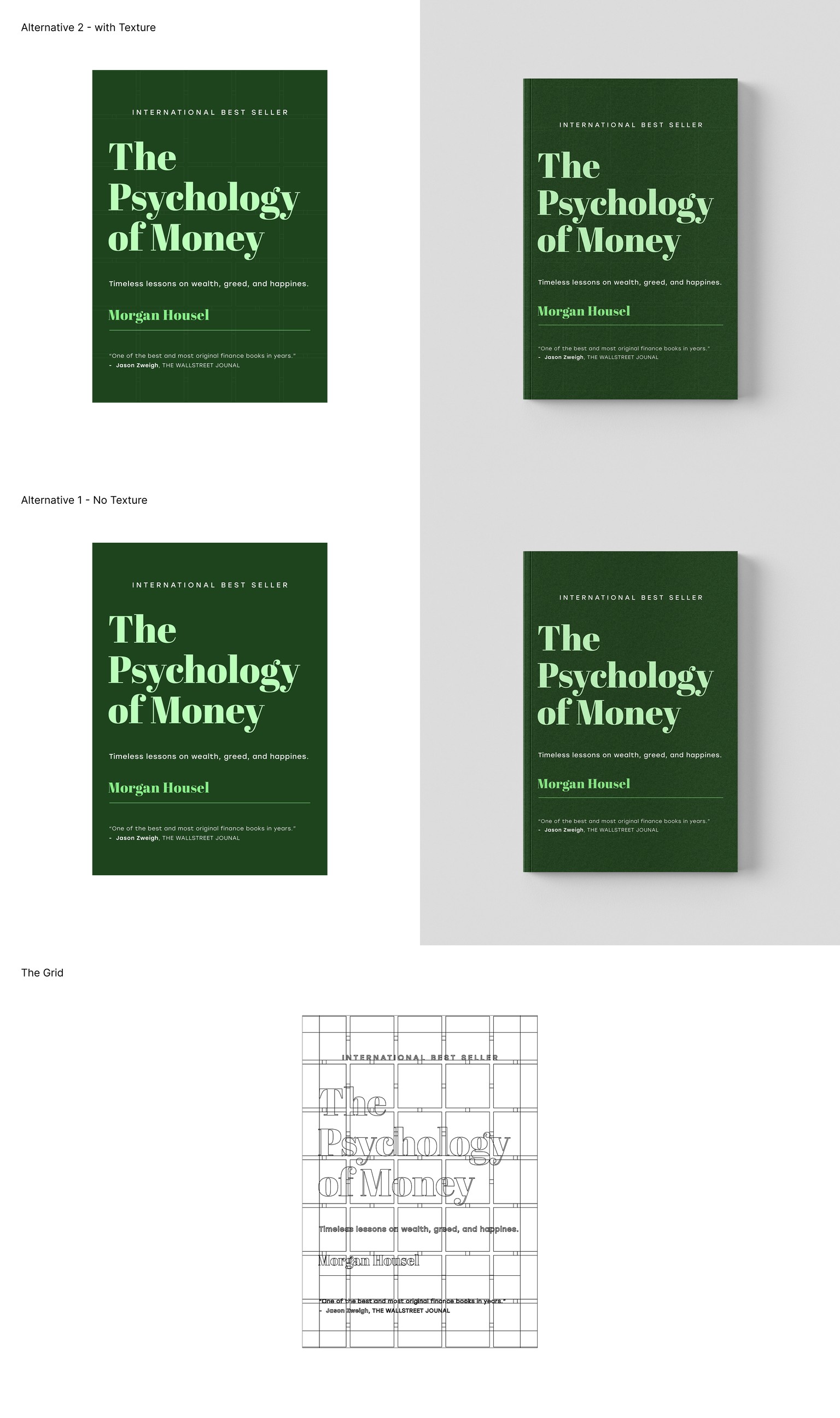 Book Cover-The Psychology of Money - image 1 - student project