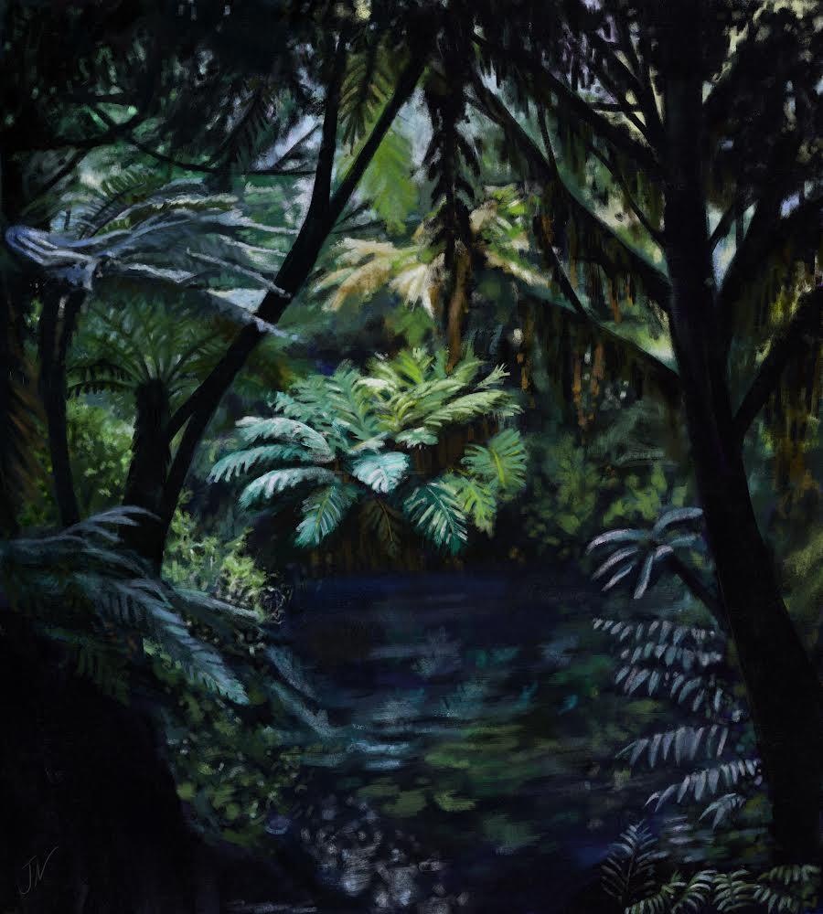 Jungle painting - image 1 - student project