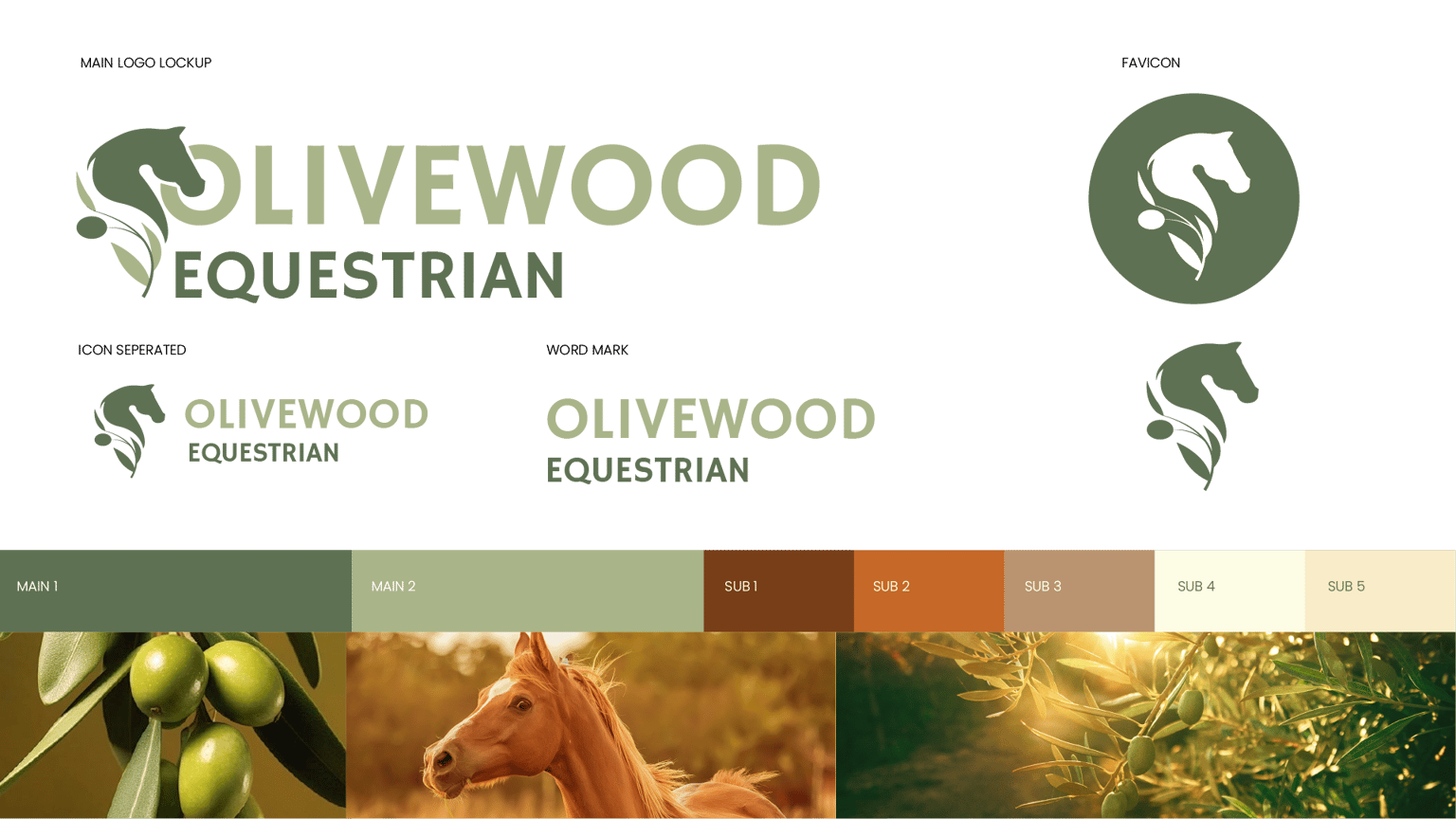 Olivewood Equestrian Rebrand - image 5 - student project