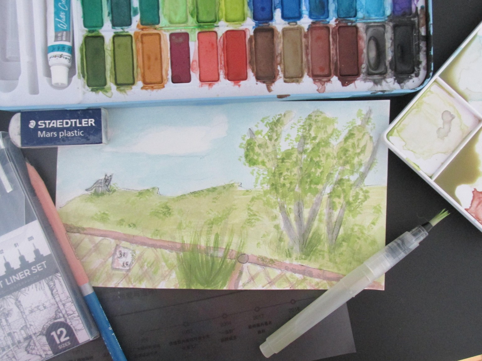 Marie's watercolor - image 2 - student project