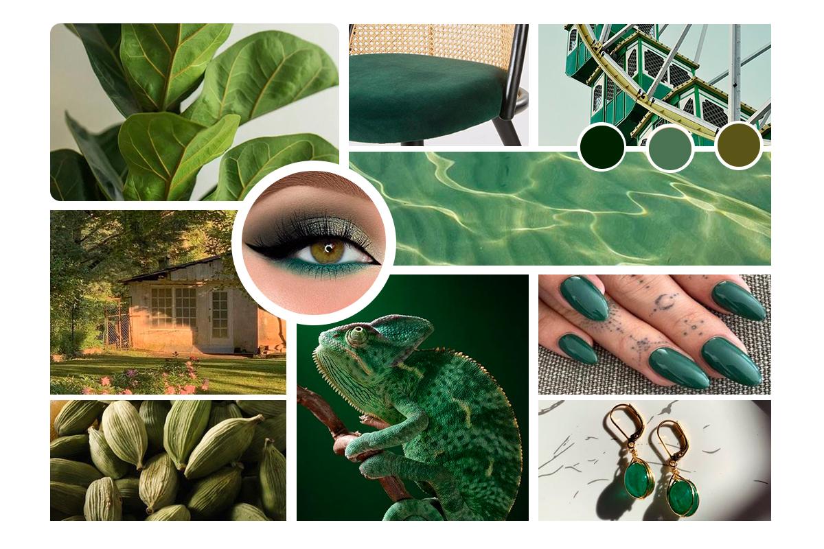 Green mood board - image 1 - student project