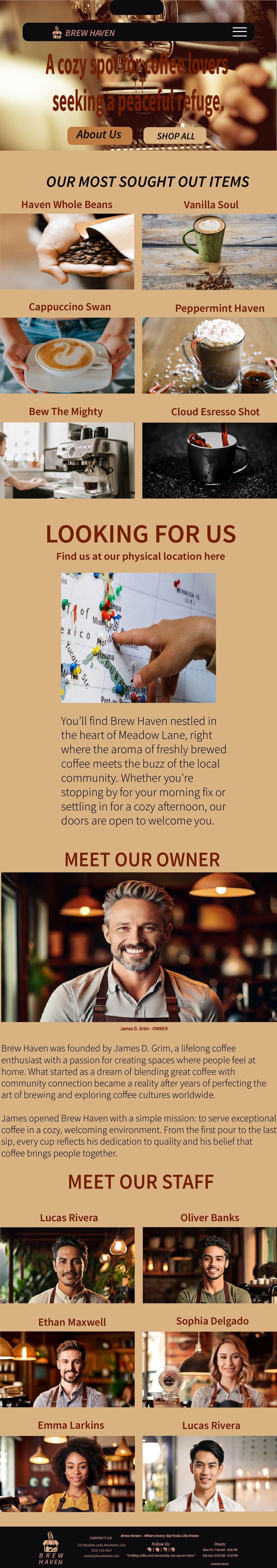 Brew Haven Coffee Shop - image 3 - student project