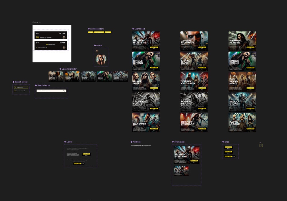 Project 20 - Mission Metal App Demo - image 5 - student project