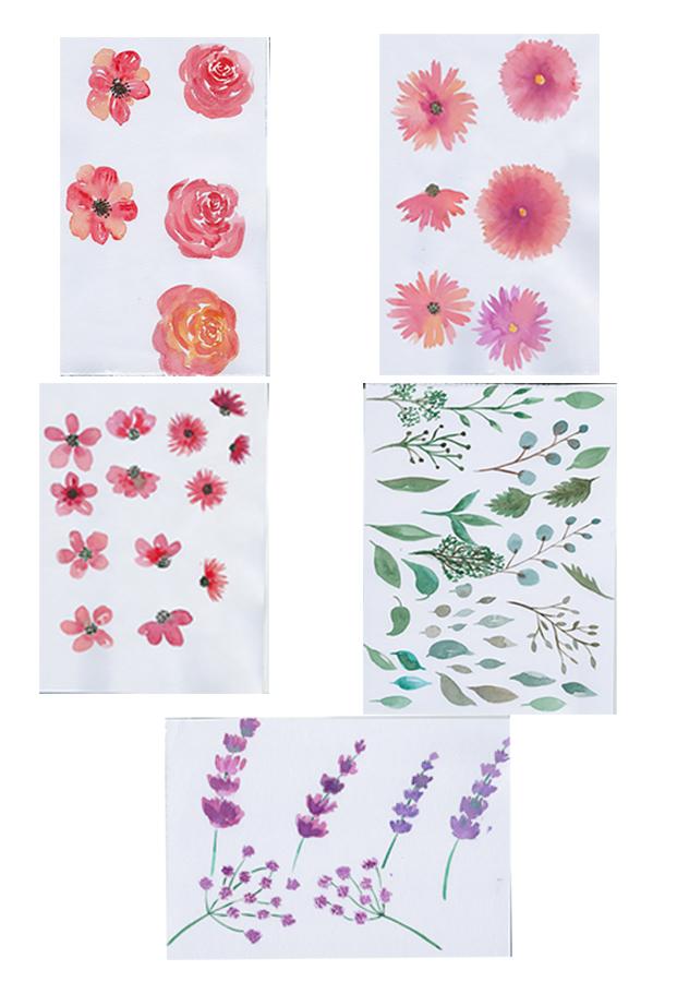 Watercolor Florals for Graphic Design - image 1 - student project