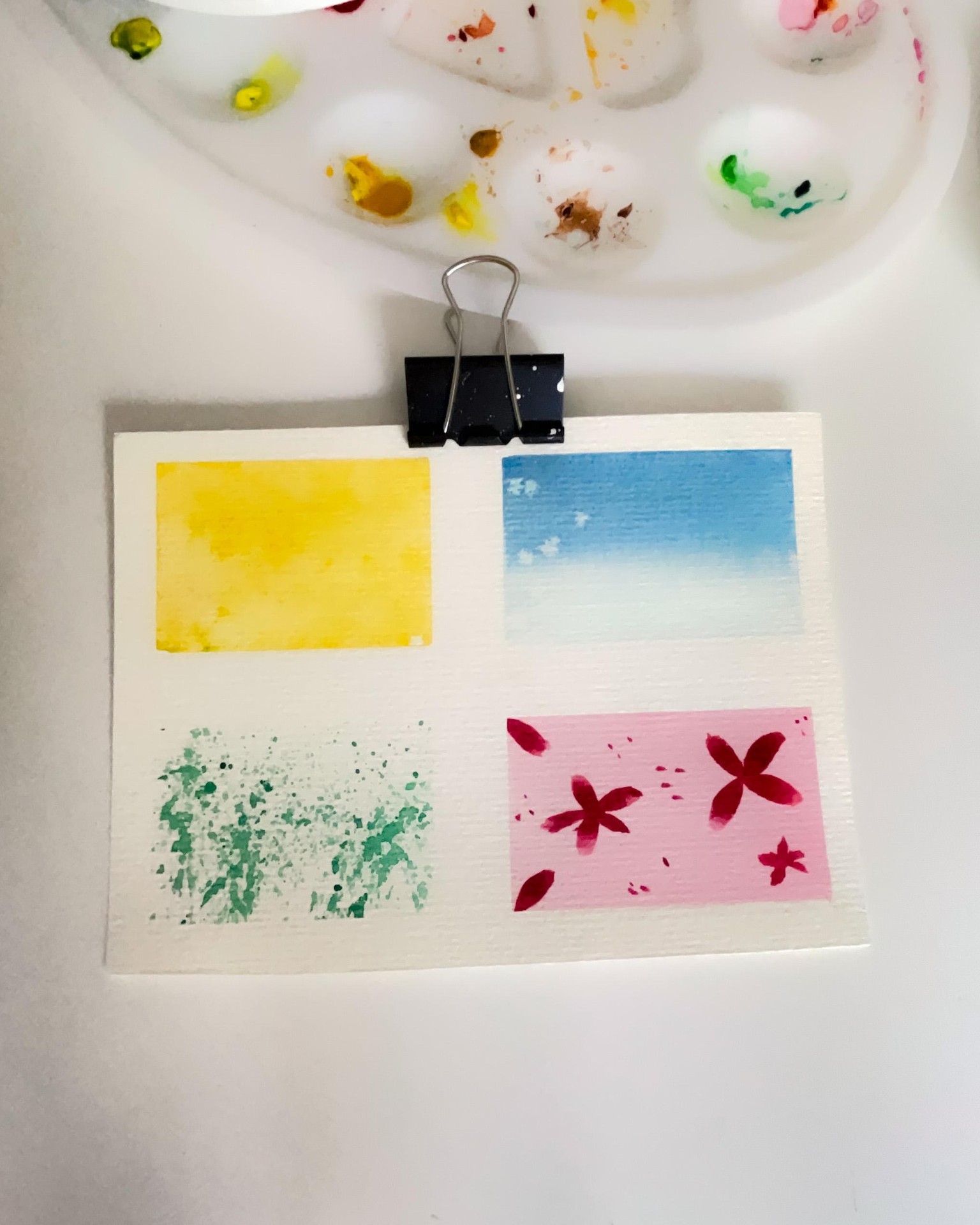 I had fun trying the techniques with watercolors and I loved it! Thank you - image 1 - student project