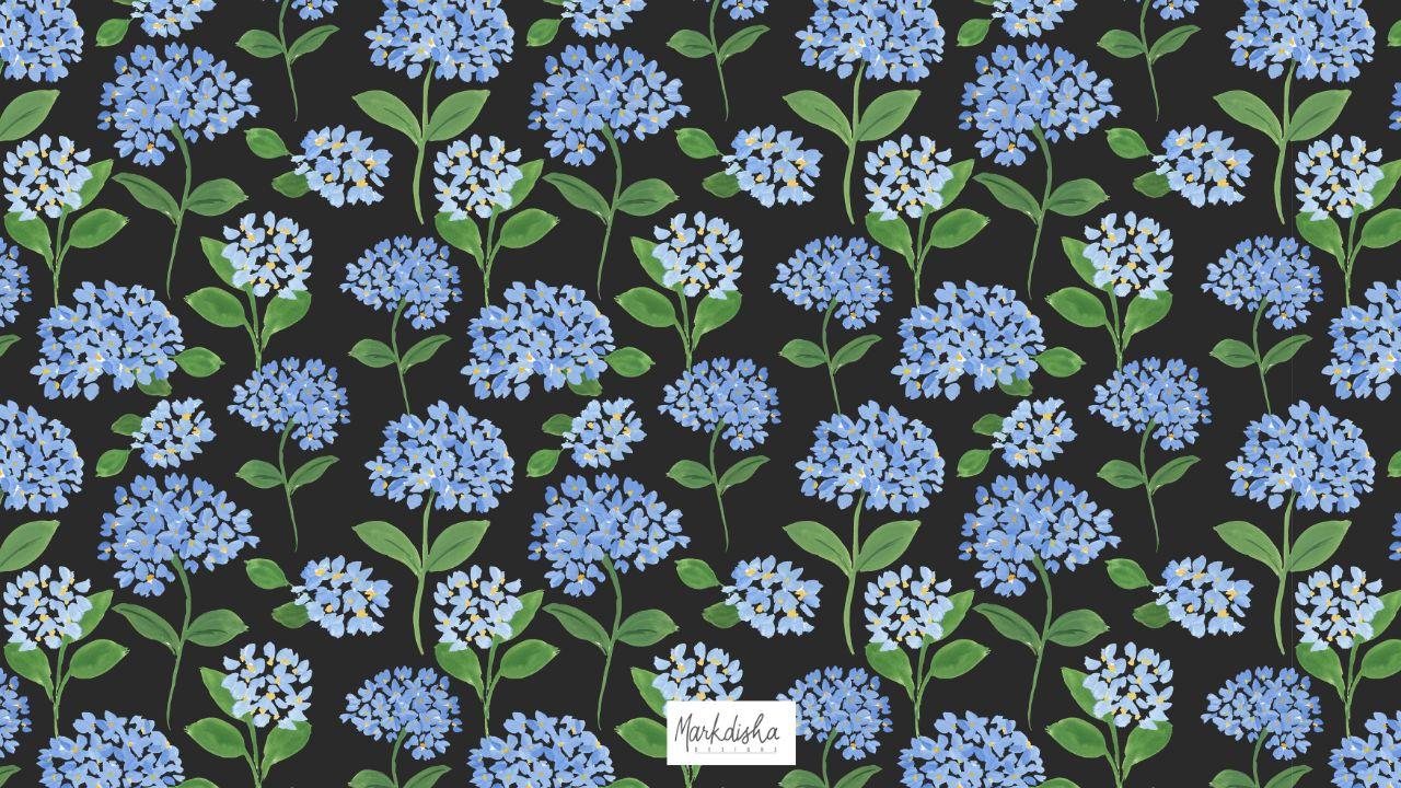 Hydrangea pattern - image 2 - student project