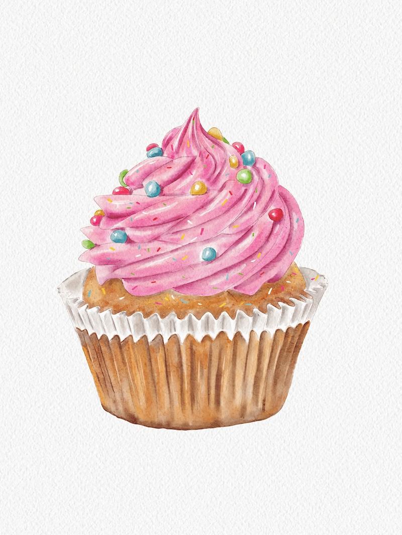 Delicious Cupcake Illustration - image 1 - student project