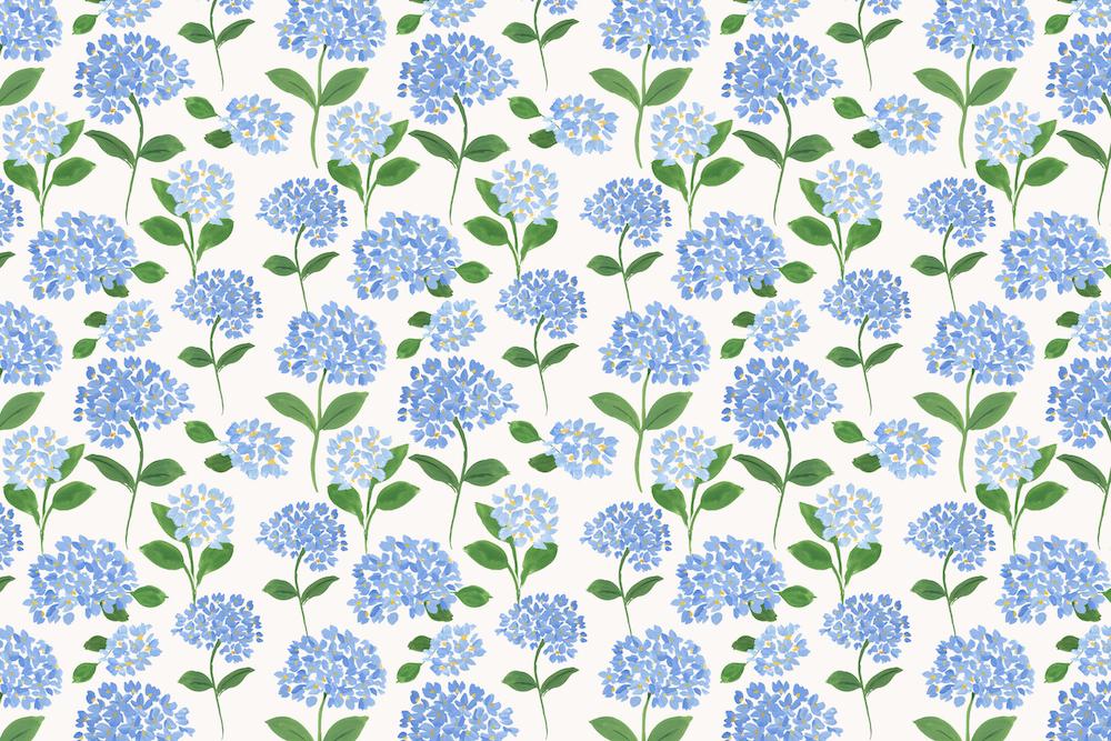 Hydrangea pattern - image 1 - student project
