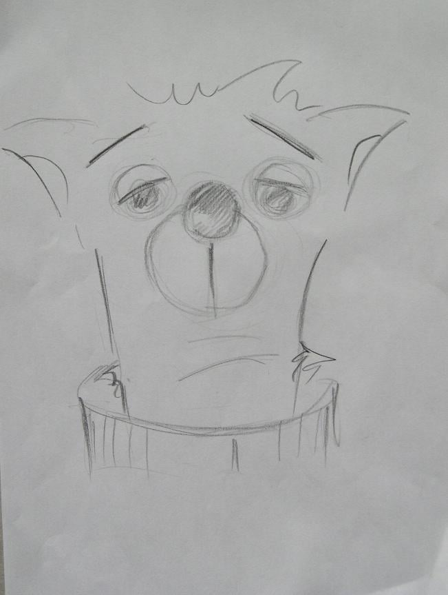 puppies and some flat brushes ) - image 1 - student project