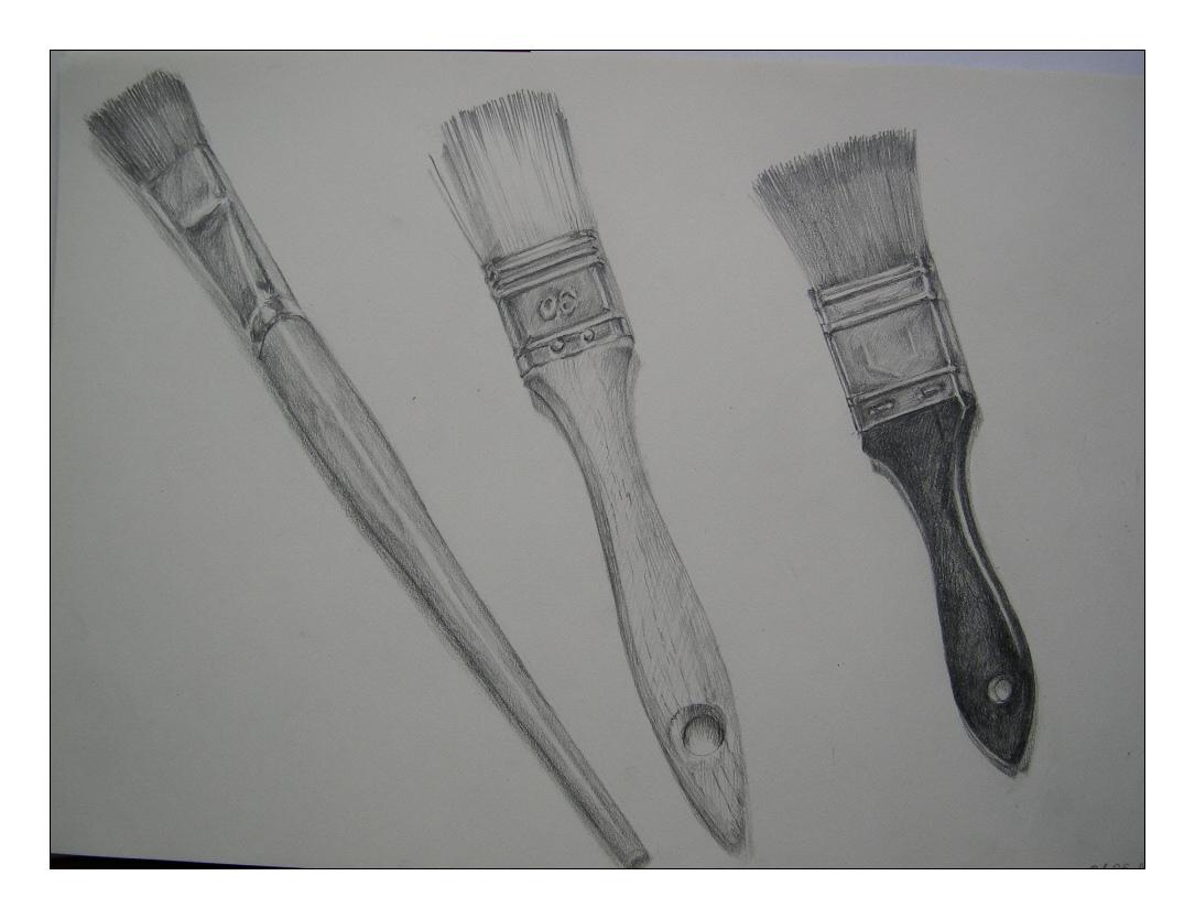 puppies and some flat brushes ) - image 2 - student project