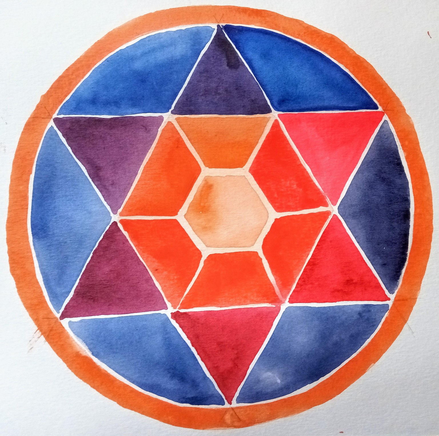 Color Wheel Mandala: Part I - image 2 - student project
