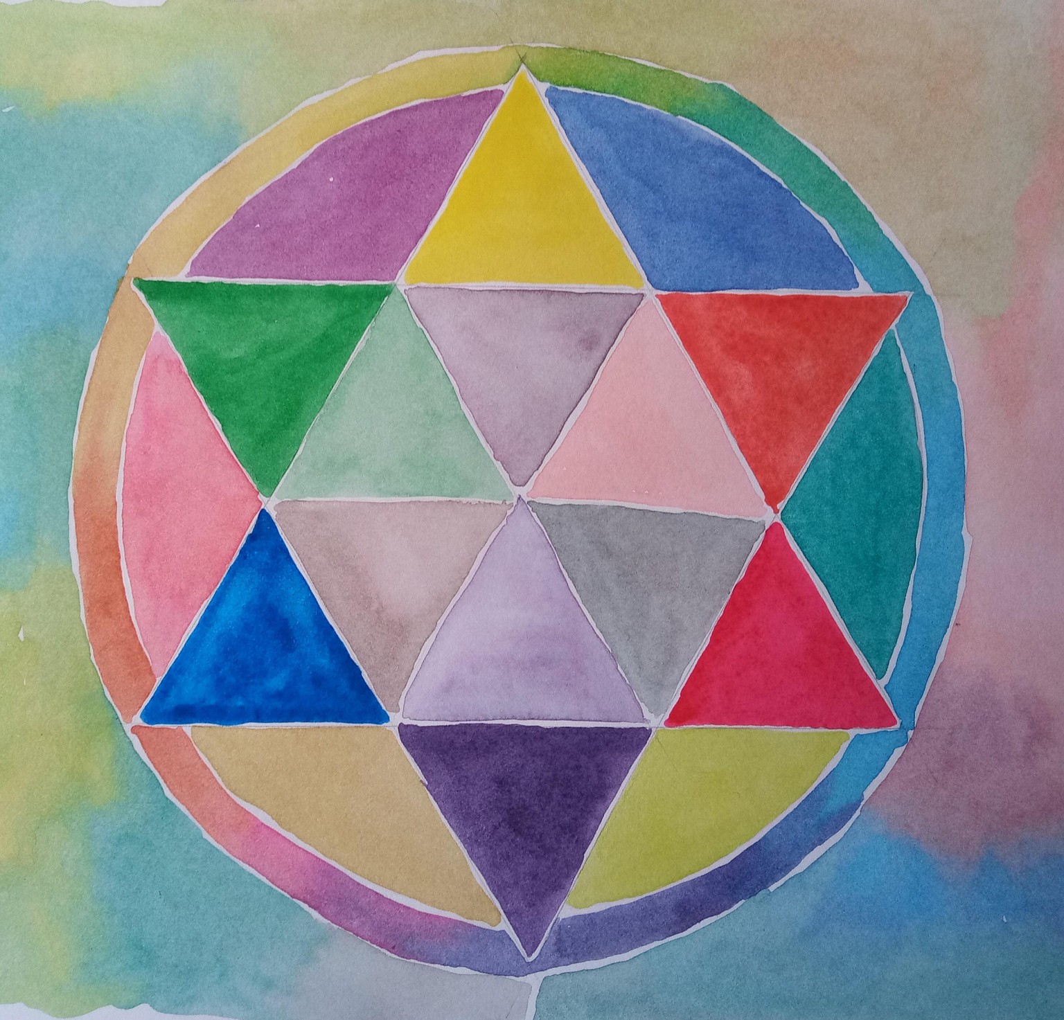 Color Wheel Mandala: Part I - image 5 - student project