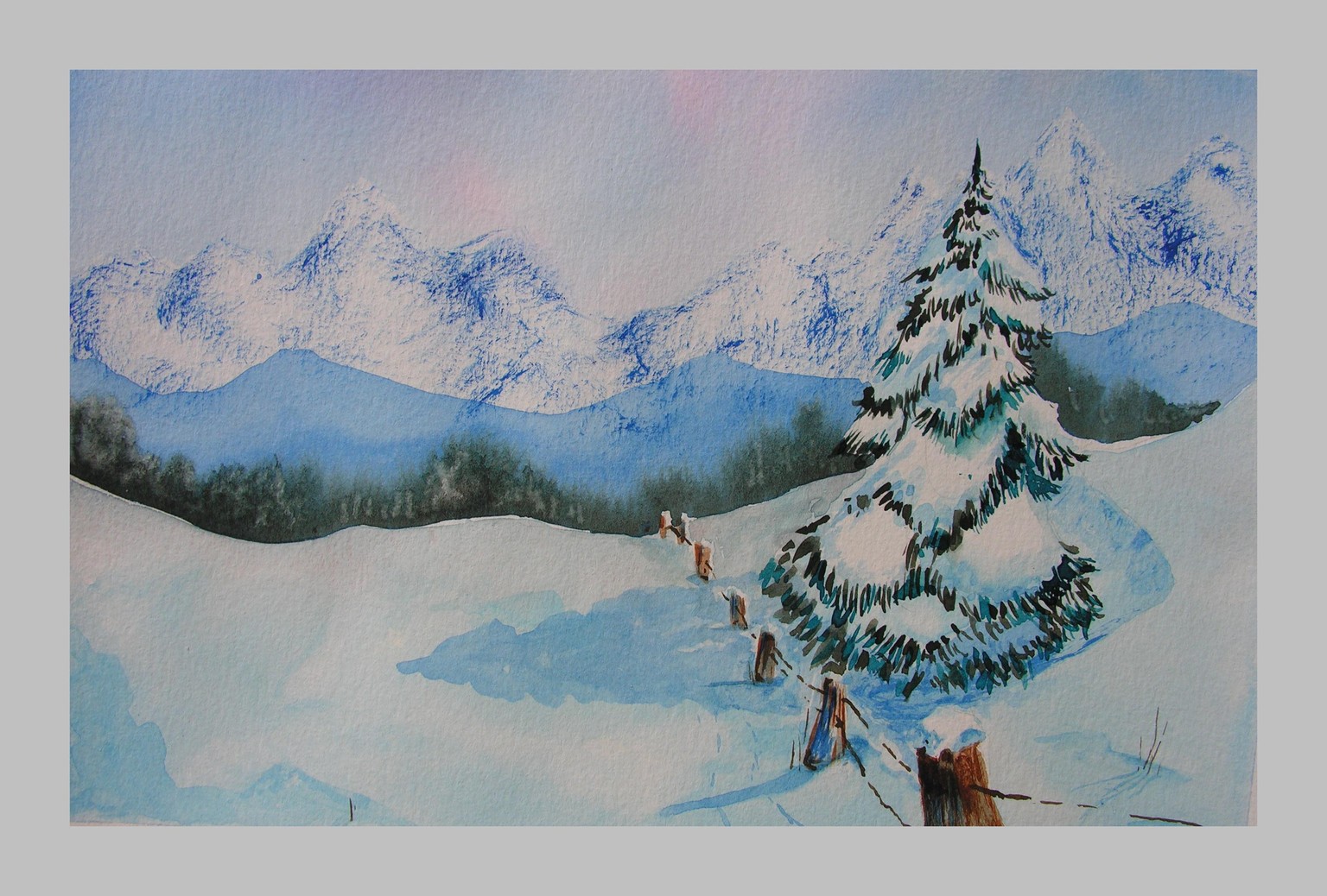 Experience Watercolours , Winter Wonderland - image 1 - student project